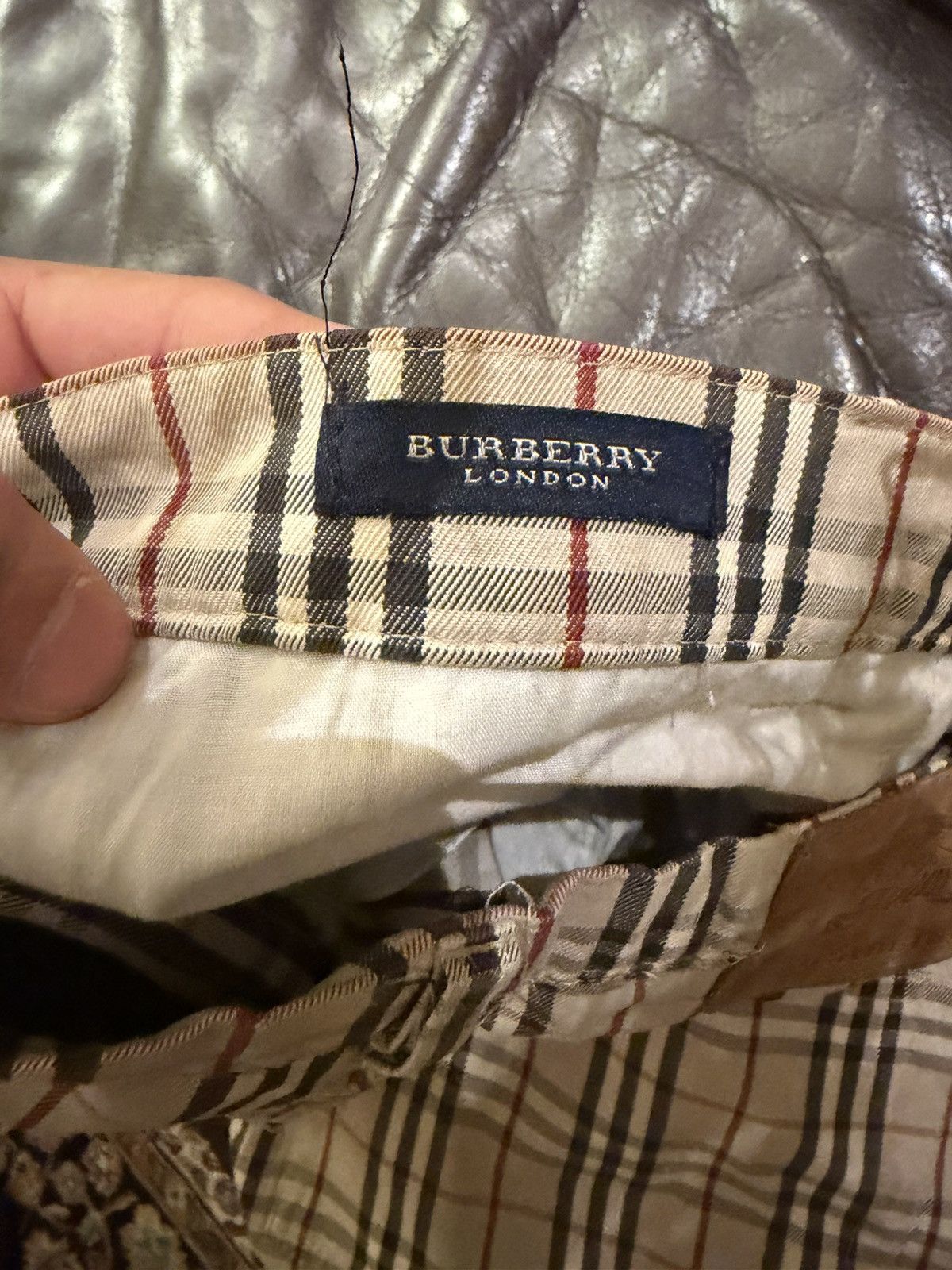 Burberry Prorsum Burberry Plaid Pants Khakis Size US 33 - 5 Thumbnail