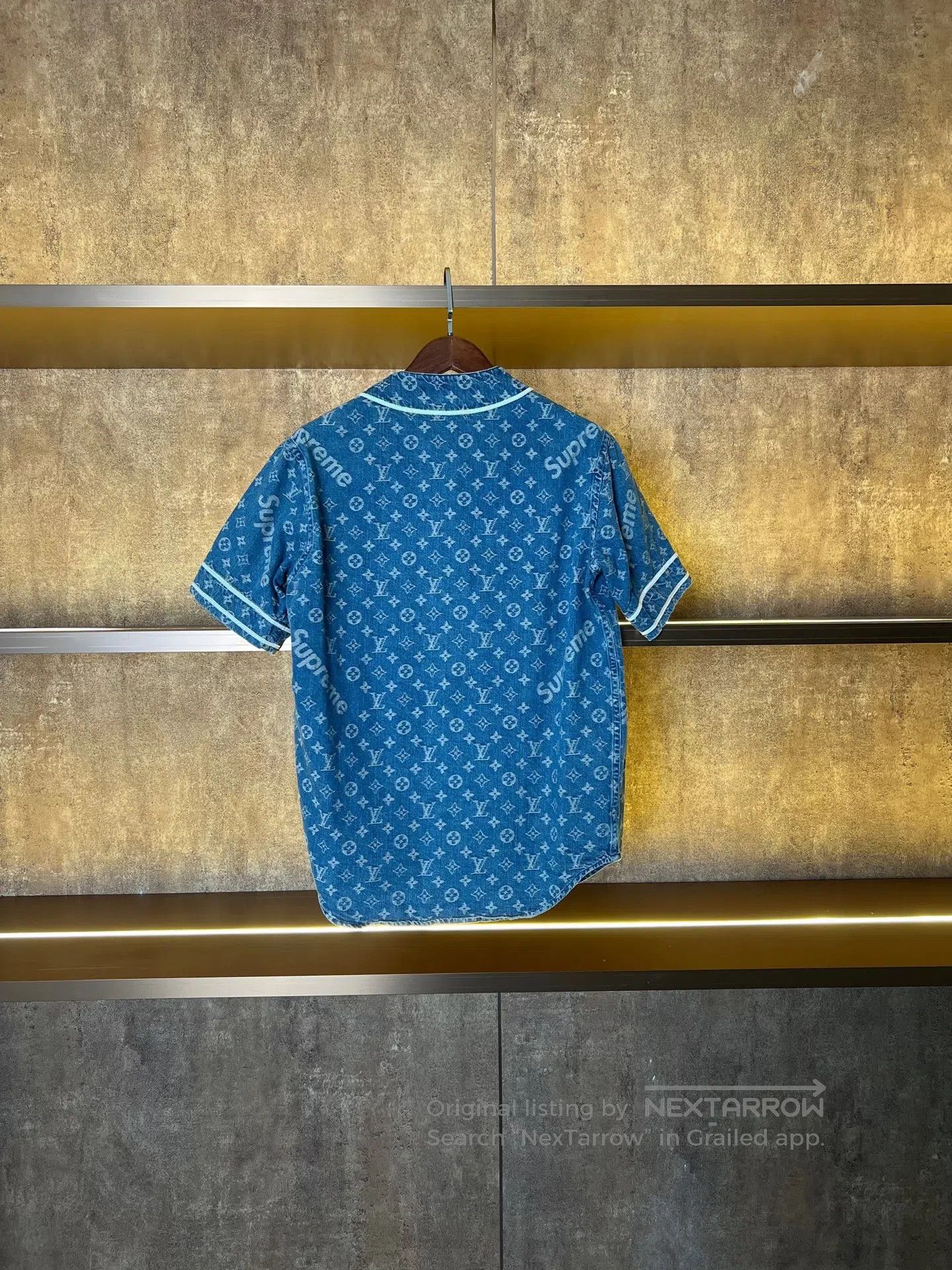 Louis Vuitton Louis Vuitton Blue Baseball Jacket| Size US XS / EU 42 / 0 - 2 Thumbnail