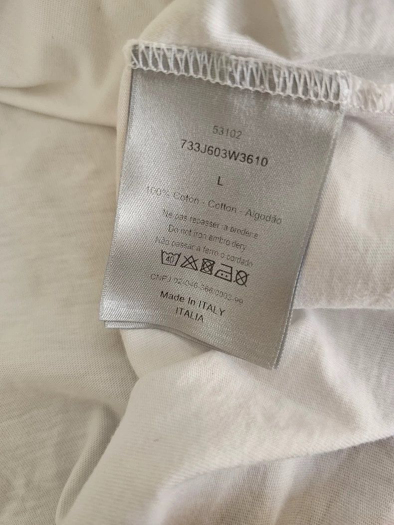 Dior Dior Men's Oversized White T-2505 Size US L / EU 52-54 / 3 - 5 Thumbnail