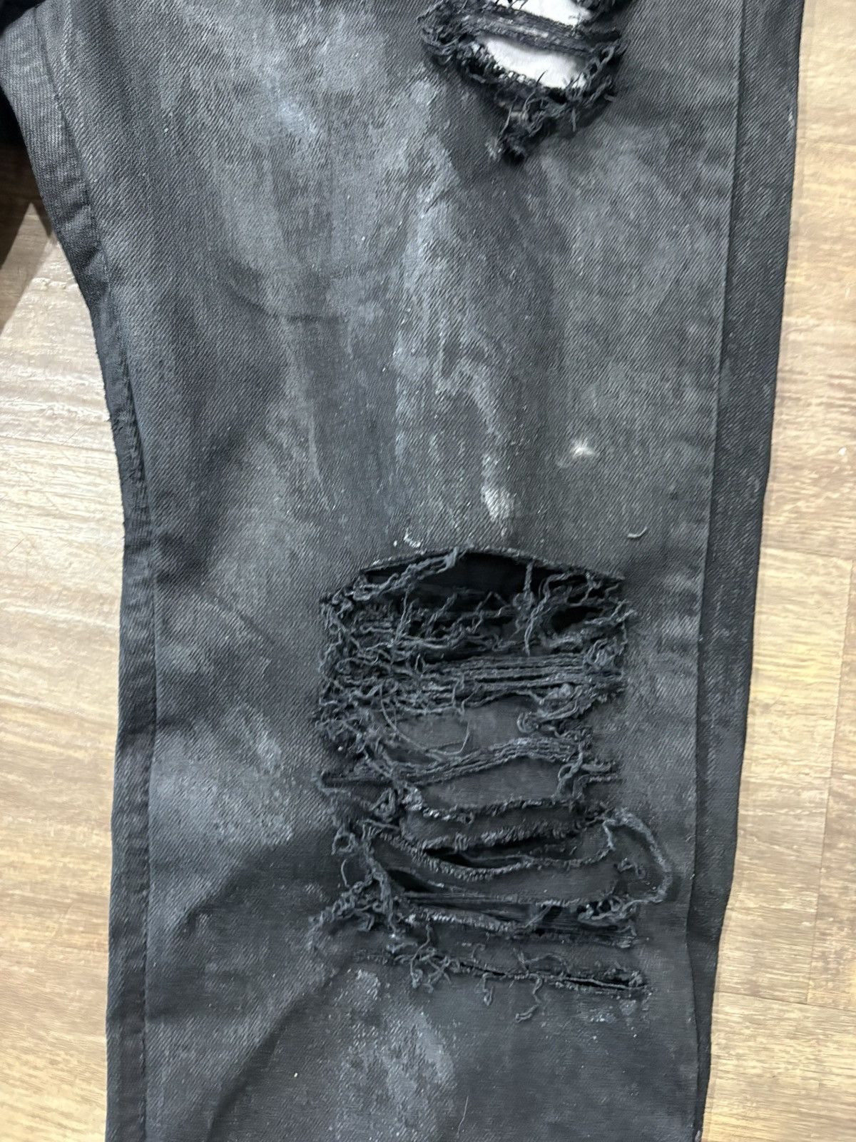 Levi's waxed and distressed levis 511 “slim fit” jeans Size US 32 / EU 48 - 4 Thumbnail