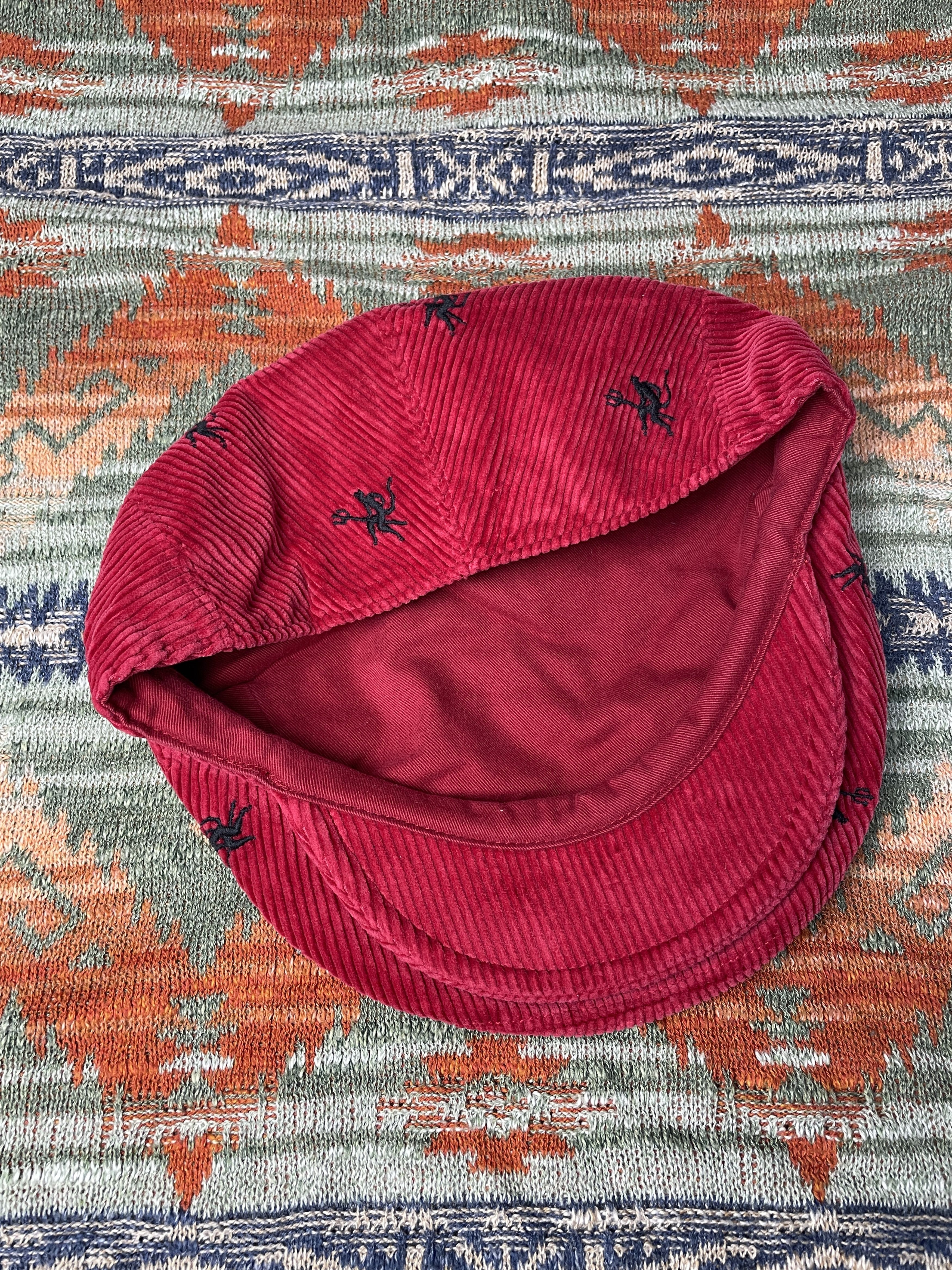 Ralph Lauren Corduroy Flat Cap Beret Hat Peaked Cap