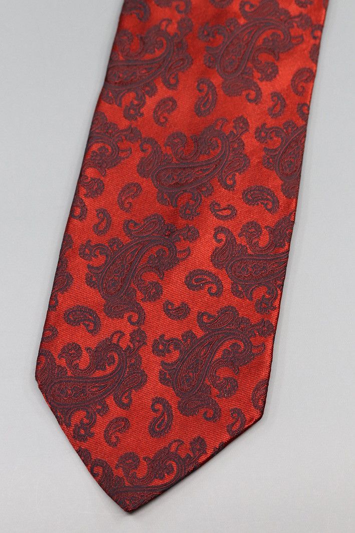 Joop! Vintage JOOP! Red Paisley Silk Tie – Made in Italy Size ONE SIZE - 1 Thumbnail
