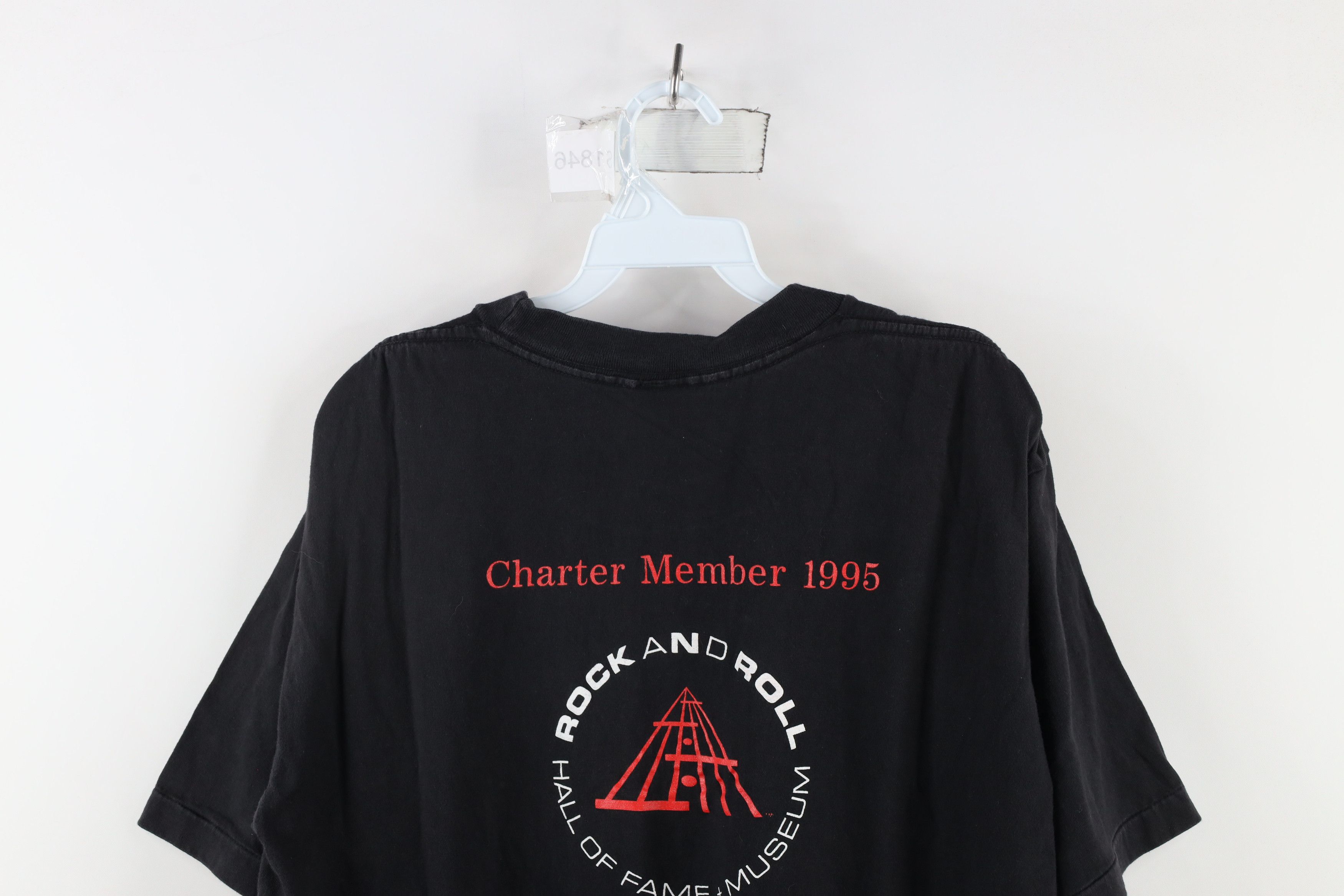 Vintage Vintage 90s Rock N Roll Hall of Fame Short Sleeve T-Shirt Size US XL / EU 56 / 4 - 10 Thumbnail