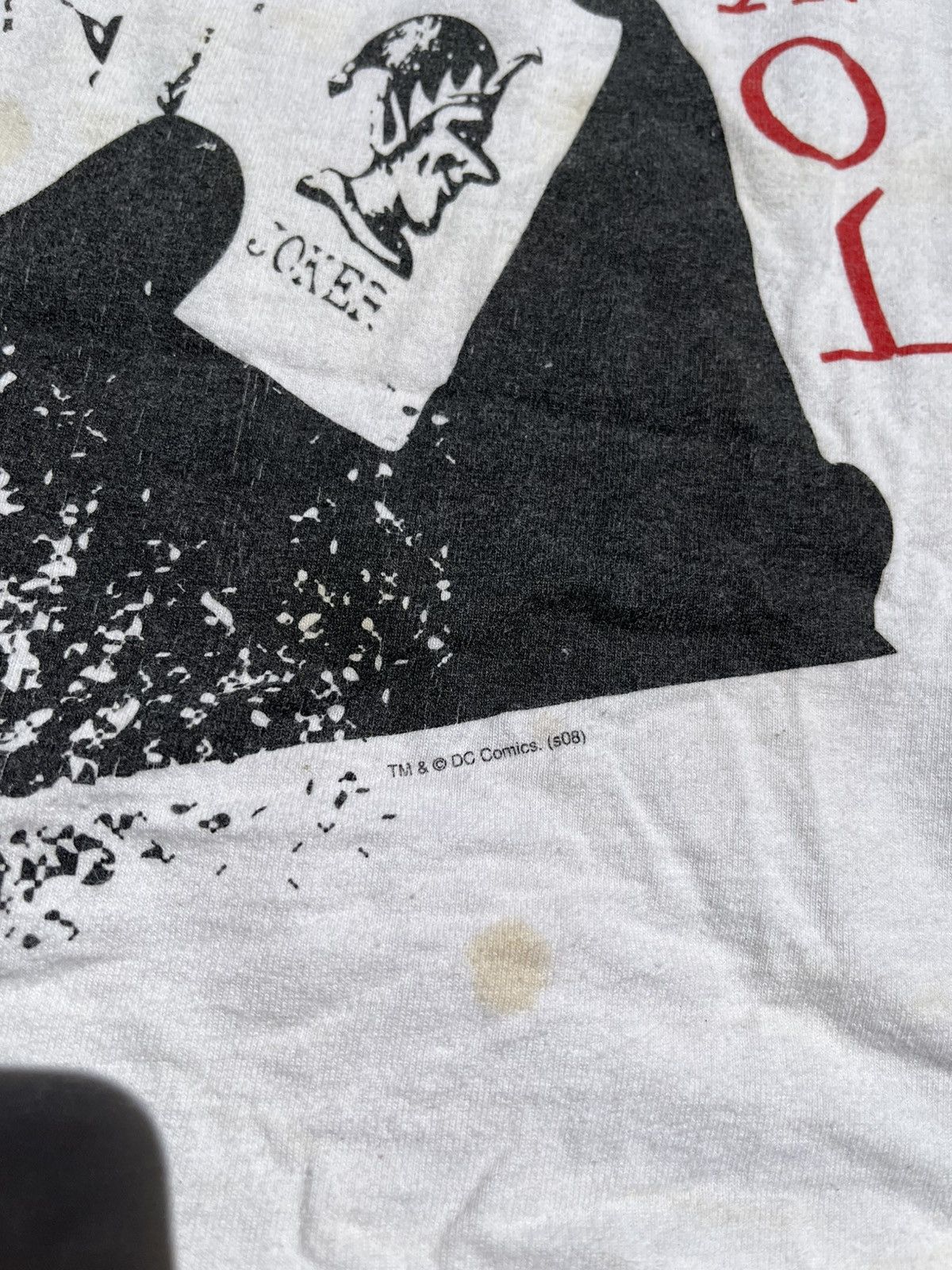 Vintage VTG 00’s The Dark Knight Joker White Tee Size US M / EU 48-50 / 2 - 4 Thumbnail