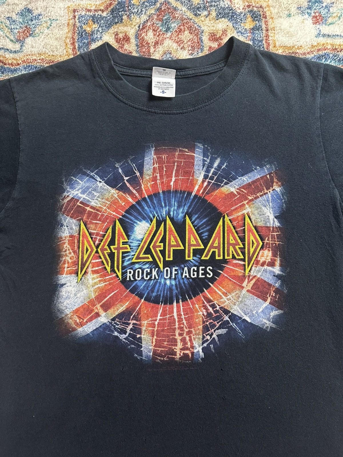 Band Tees × Vintage Vintage Def Leppard Rock Of Ages Band T-shirt Small Size US S / EU 44-46 / 1 - 4 Thumbnail