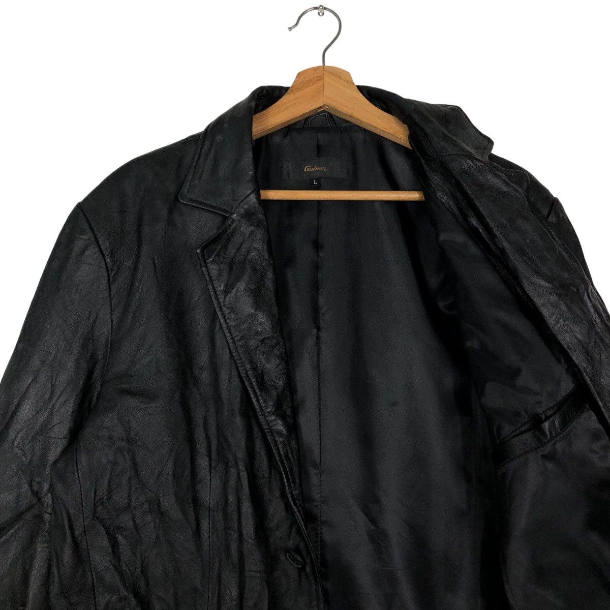 Japanese Brand 🔥90’s Vintage Biker Genuine Leather Jacket Gainer Japan Size US L / EU 52-54 / 3 - 10 Thumbnail