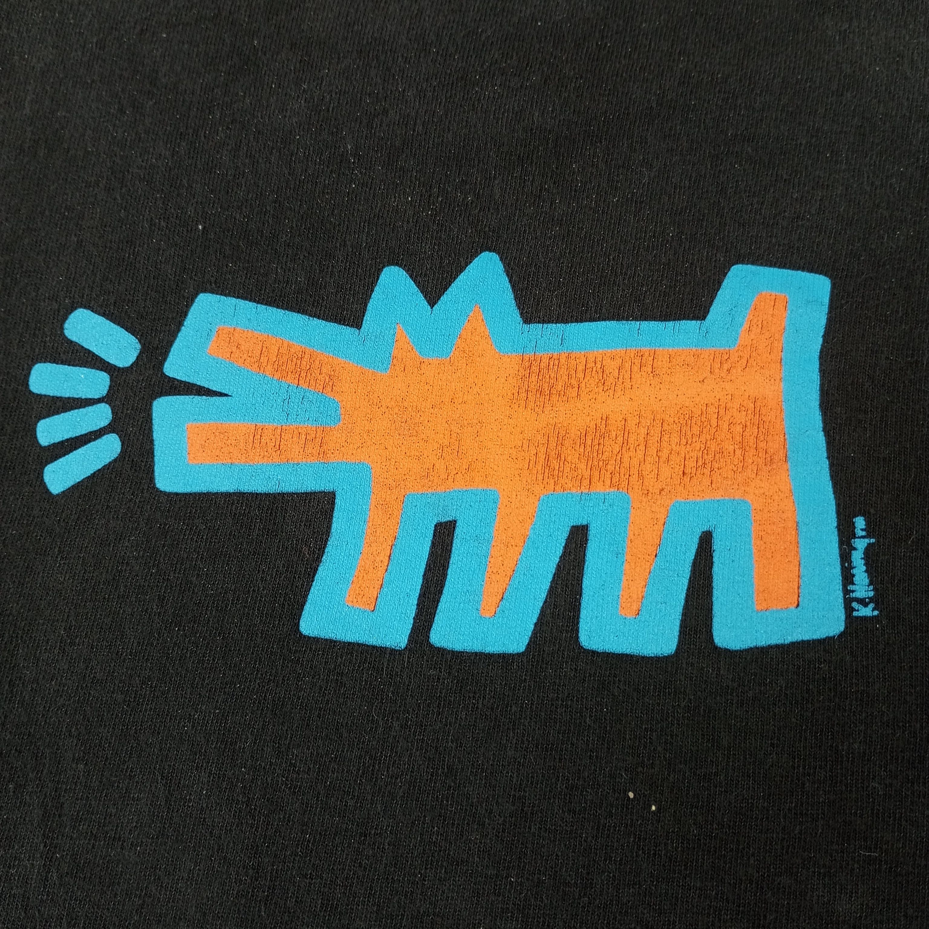 Keith Haring Keith Haring Pop Shop Vintage Tshirt c223n25 Size US L / EU 52-54 / 3 - 7 Thumbnail