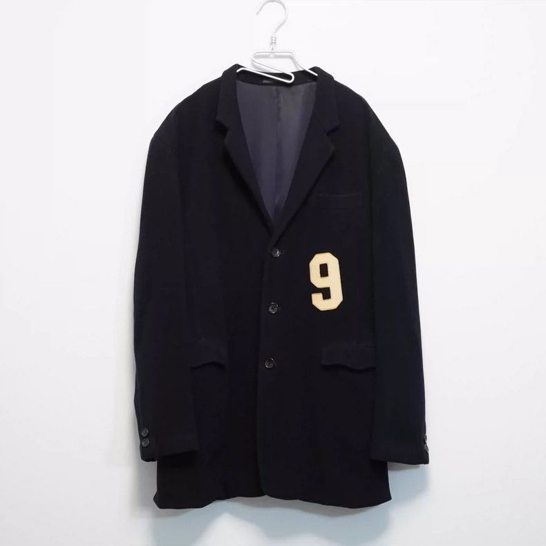 Yohji Yamamoto Yohji Yamamoto Yohji Yamamoto Coat with Number 9-2506 Size US M / EU 48-50 / 2 - 1 Thumbnail