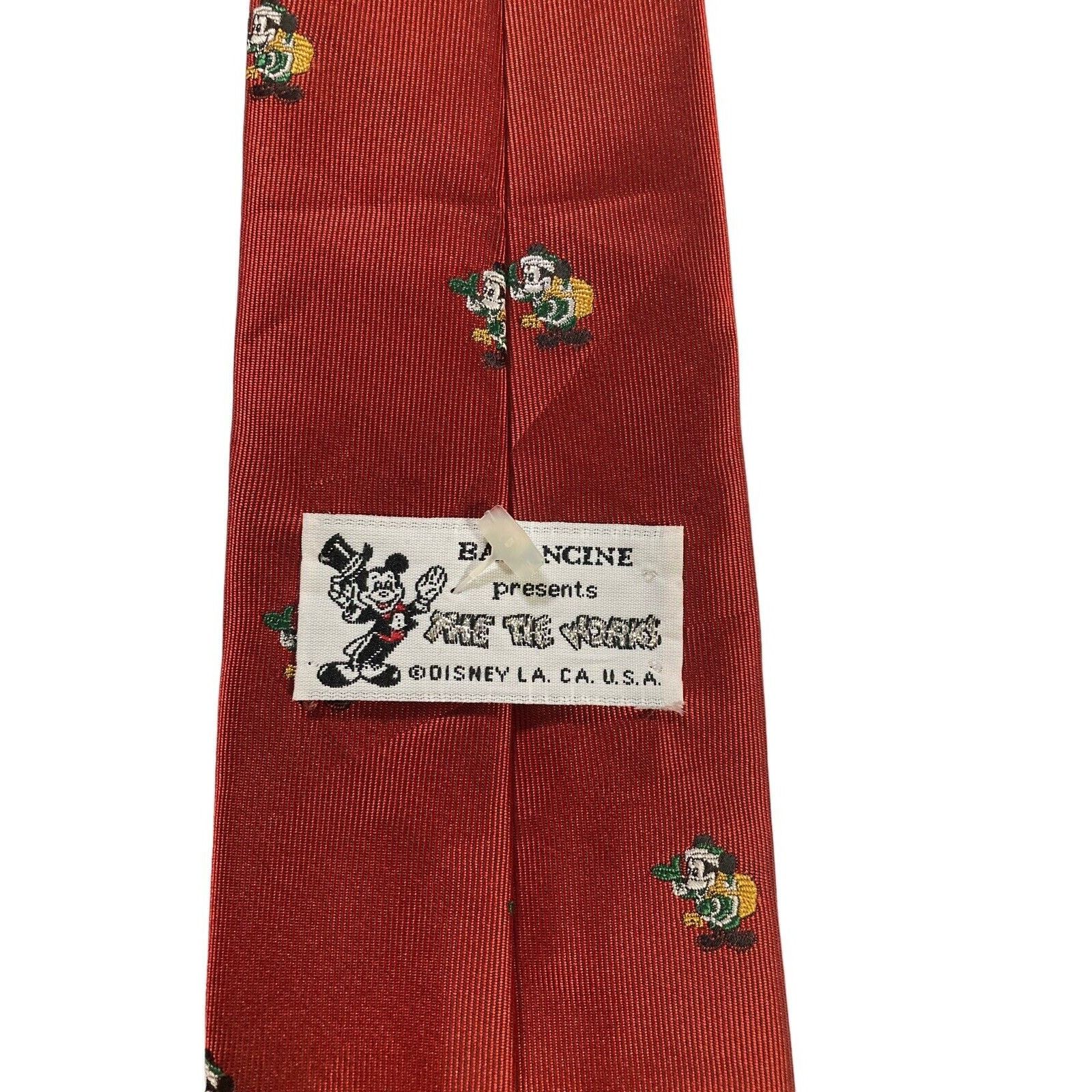 Disney Disney Balancine Tie Works Mickey Mouse Christmas Necktie Size ONE SIZE - 4 Thumbnail
