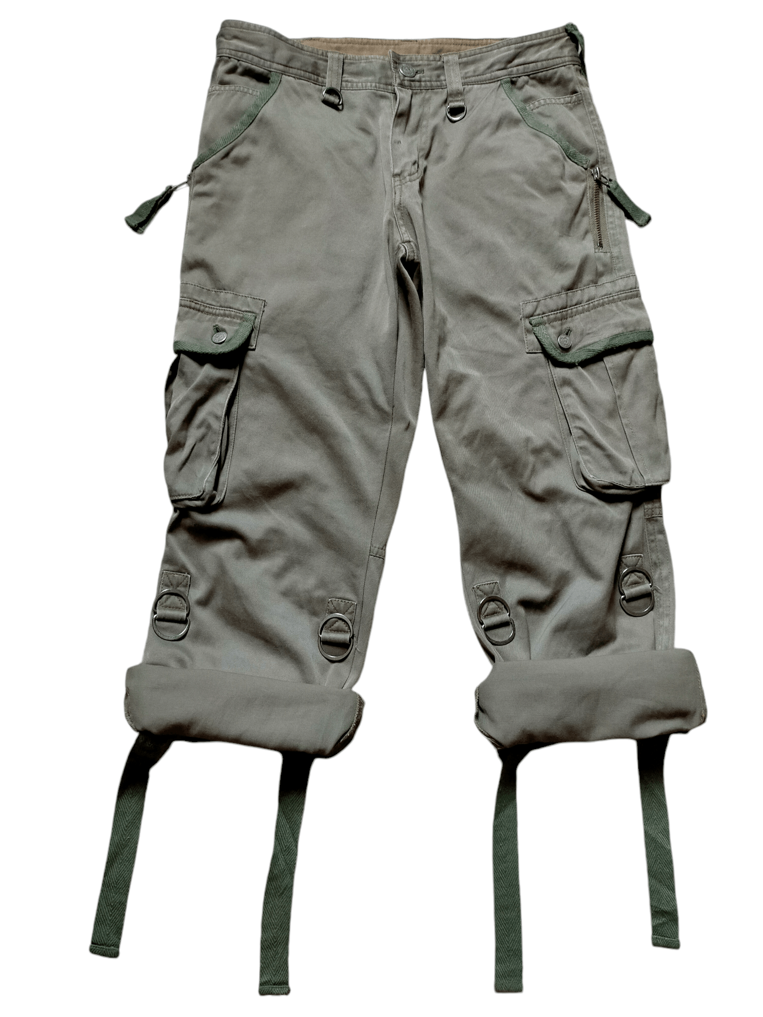 Tornado Mart Tornado Mart Flare Cargo Trouser Pants Size US 28 / EU 44 - 2 Thumbnail