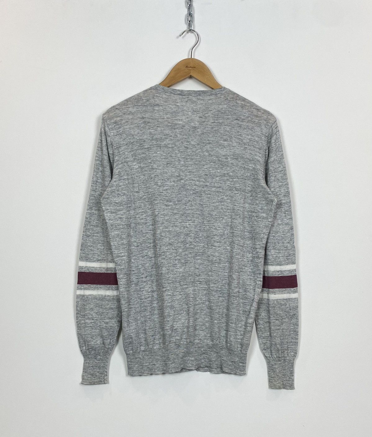 Allsaints Allsaints Buttons Up Knitted Jumper Sweater Size M Top Grey Size US M / EU 48-50 / 2 - 6 Thumbnail