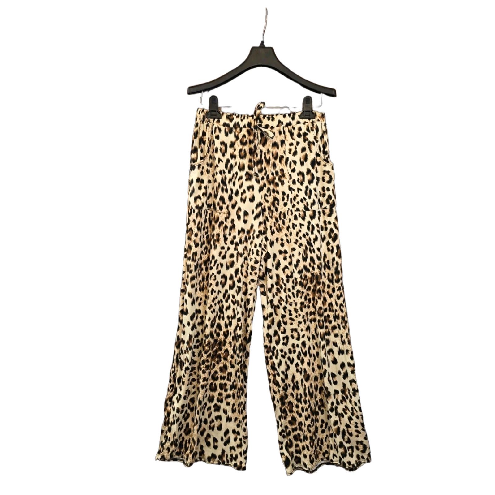 Vintage Star Vixen Pants Leopard Print - Women’s Pull-on Leisure Cropped - Petite Small - Polyester Spandex - 27.5in Inseam - Chebwn - Fall Spring - Womens Size 28" / US 6 / IT 42 - 1 Thumbnail