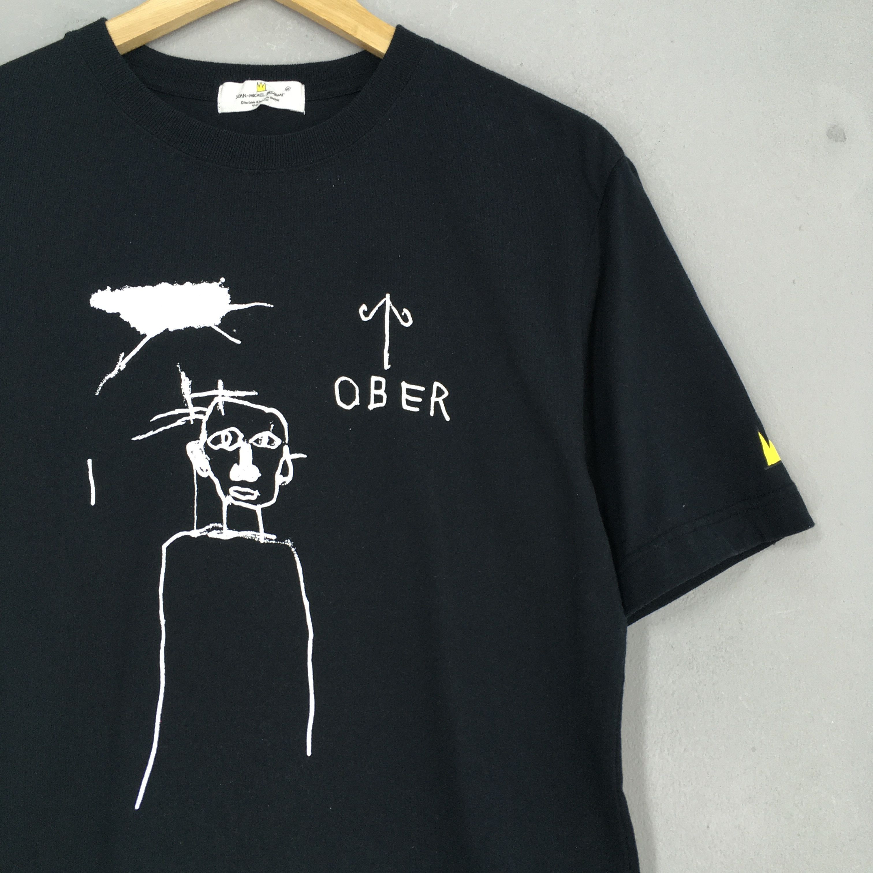 Jean-Michel Basquiat × Vintage Vintage Jean Michel Basquiat Ober Pop Art Artwork Tshirt M Size US M / EU 48-50 / 2 - 2 Thumbnail