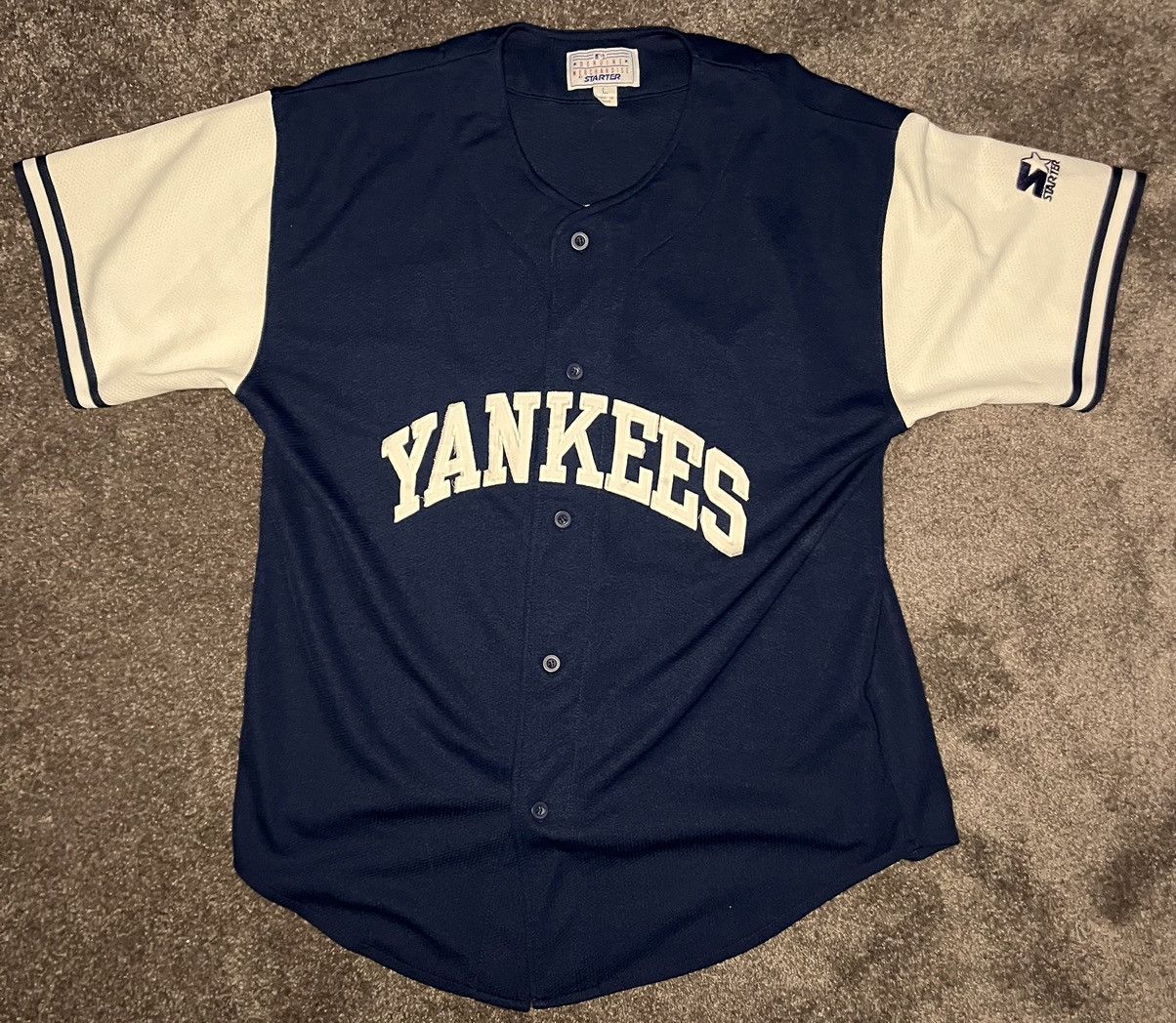 Starter Vintage Yankees jersey Size US L / EU 52-54 / 3 - 1 Thumbnail