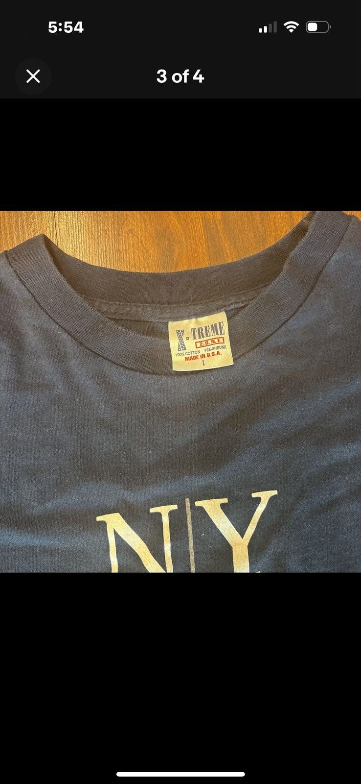 Other Vintage Extreme Zone NY t shirt size large Size US L / EU 52-54 / 3 - 2 Thumbnail
