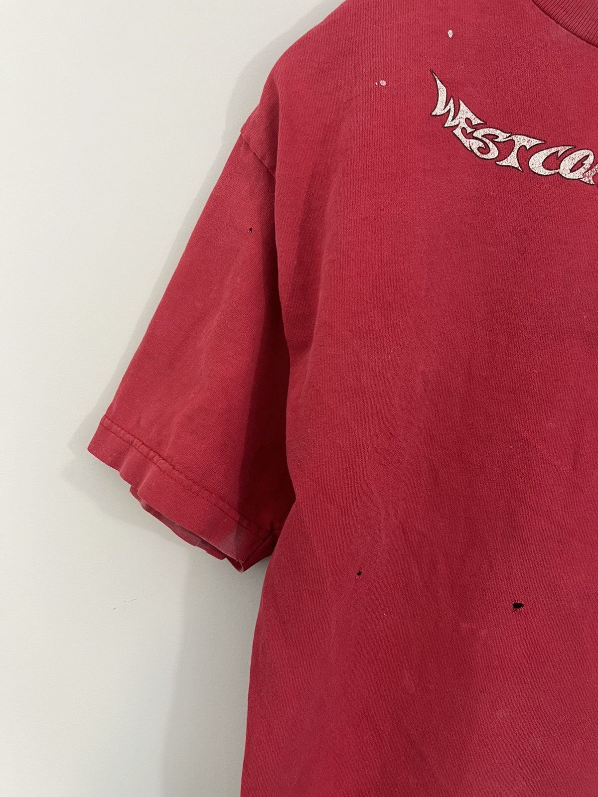 Vintage West Coast Choppers Perfect Sun Faded Thrashed Moto Tee Size US M / EU 48-50 / 2 - 6 Thumbnail