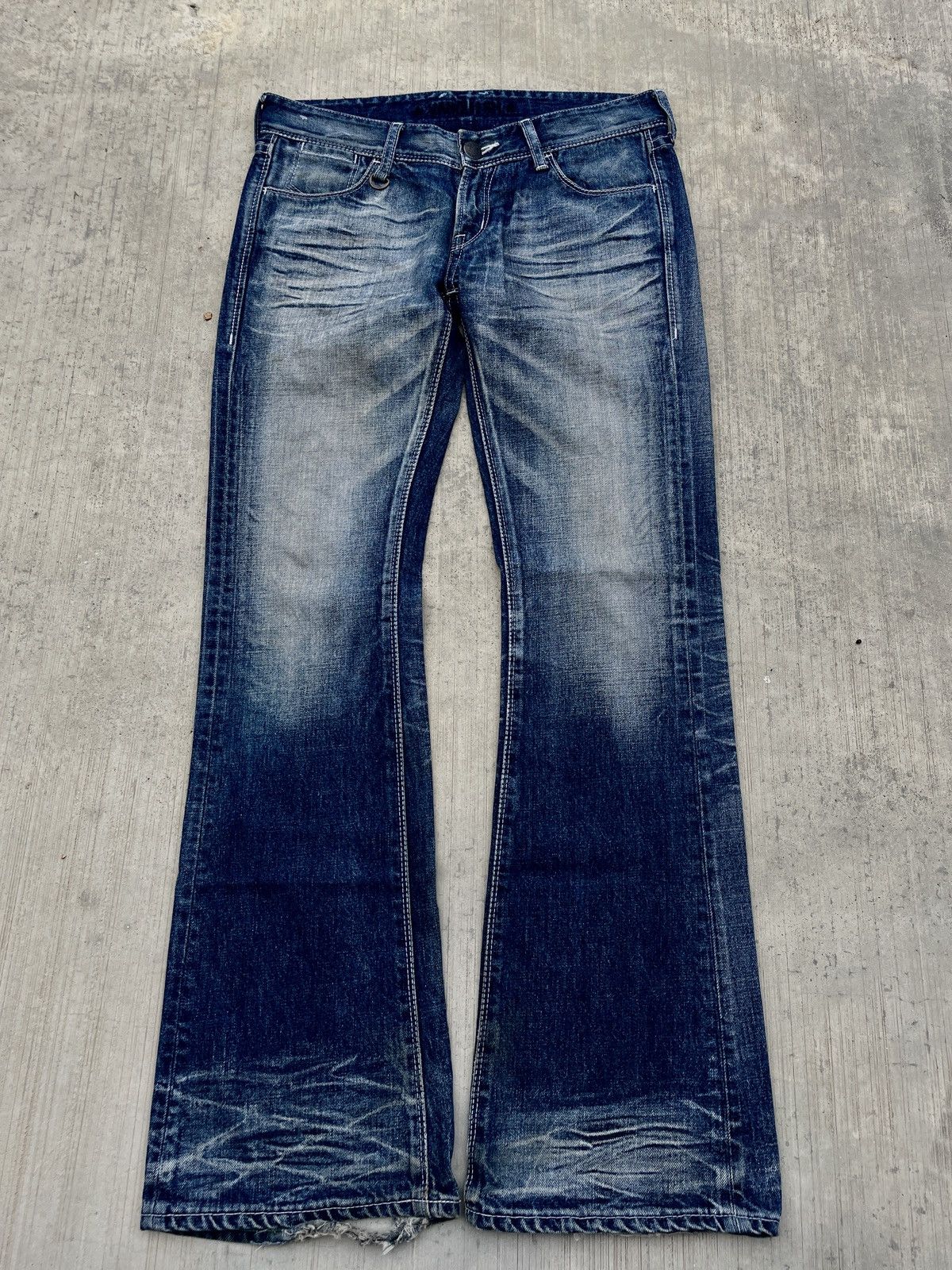 Japanese Brand 2000s JAPANESE BRAND VANQUISH WHISKER WASH FLARE Size US 32 / EU 48 - 1 Thumbnail