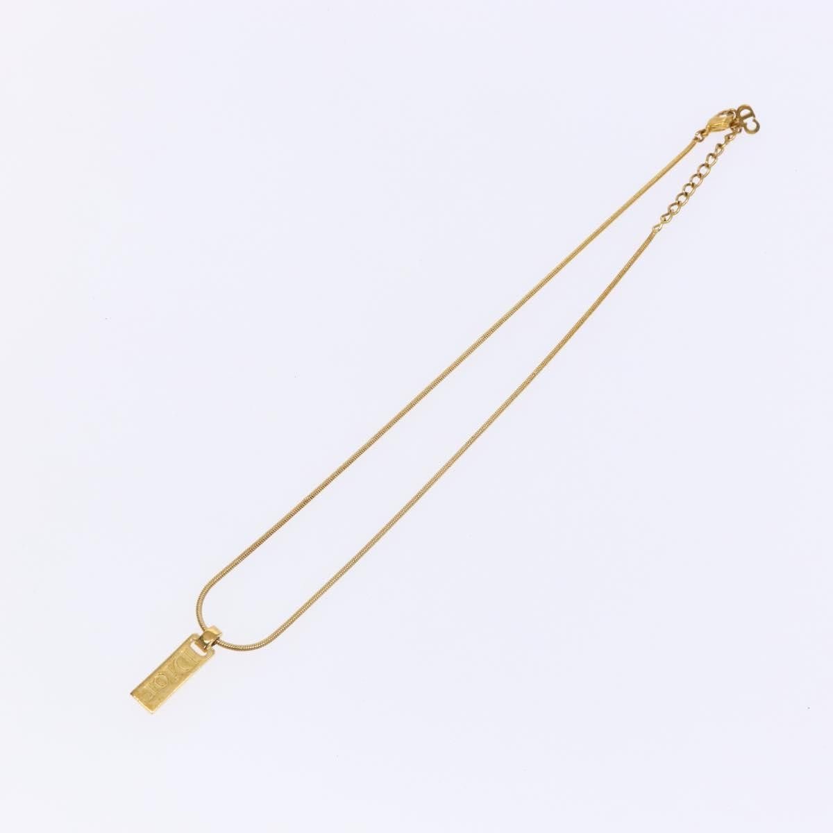 Dior Christian Dior Dior Letters Necklace Metal Size ONE SIZE - 1 Thumbnail