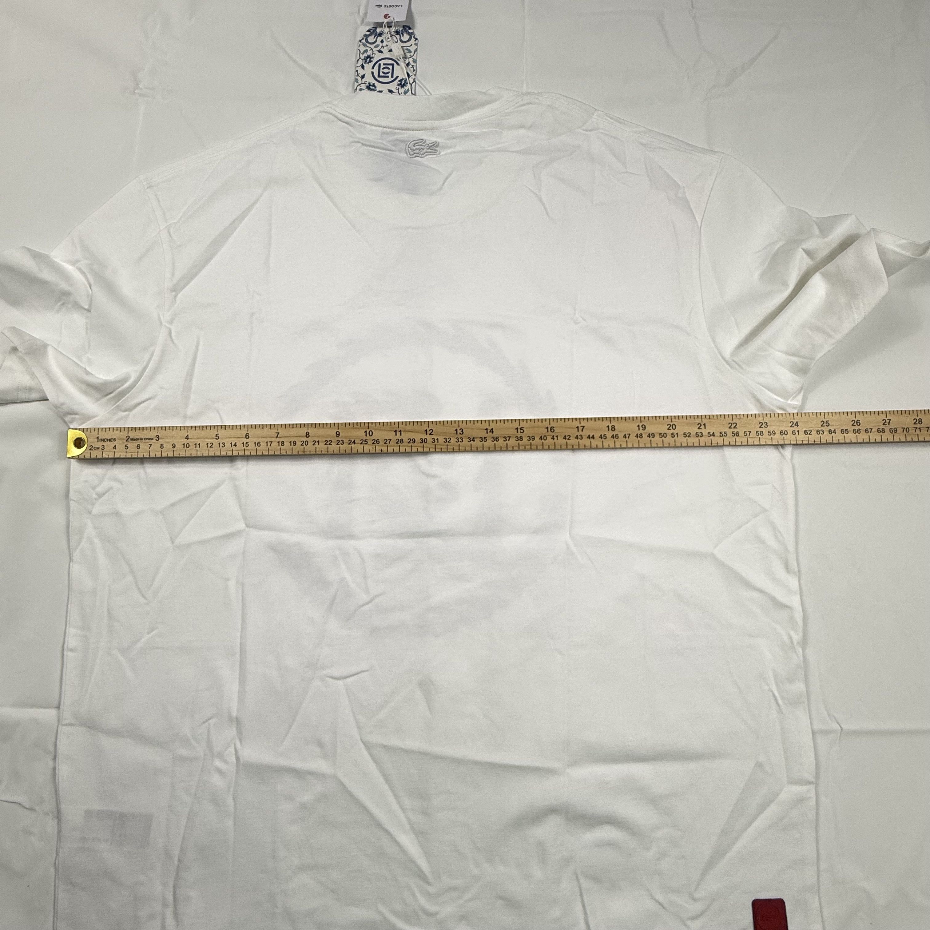 CLOT × Lacoste Lacoste x CLOT White Blue Crocodile Graphic T-Shirt XL NEW Size US XL / EU 56 / 4 - 9 Thumbnail