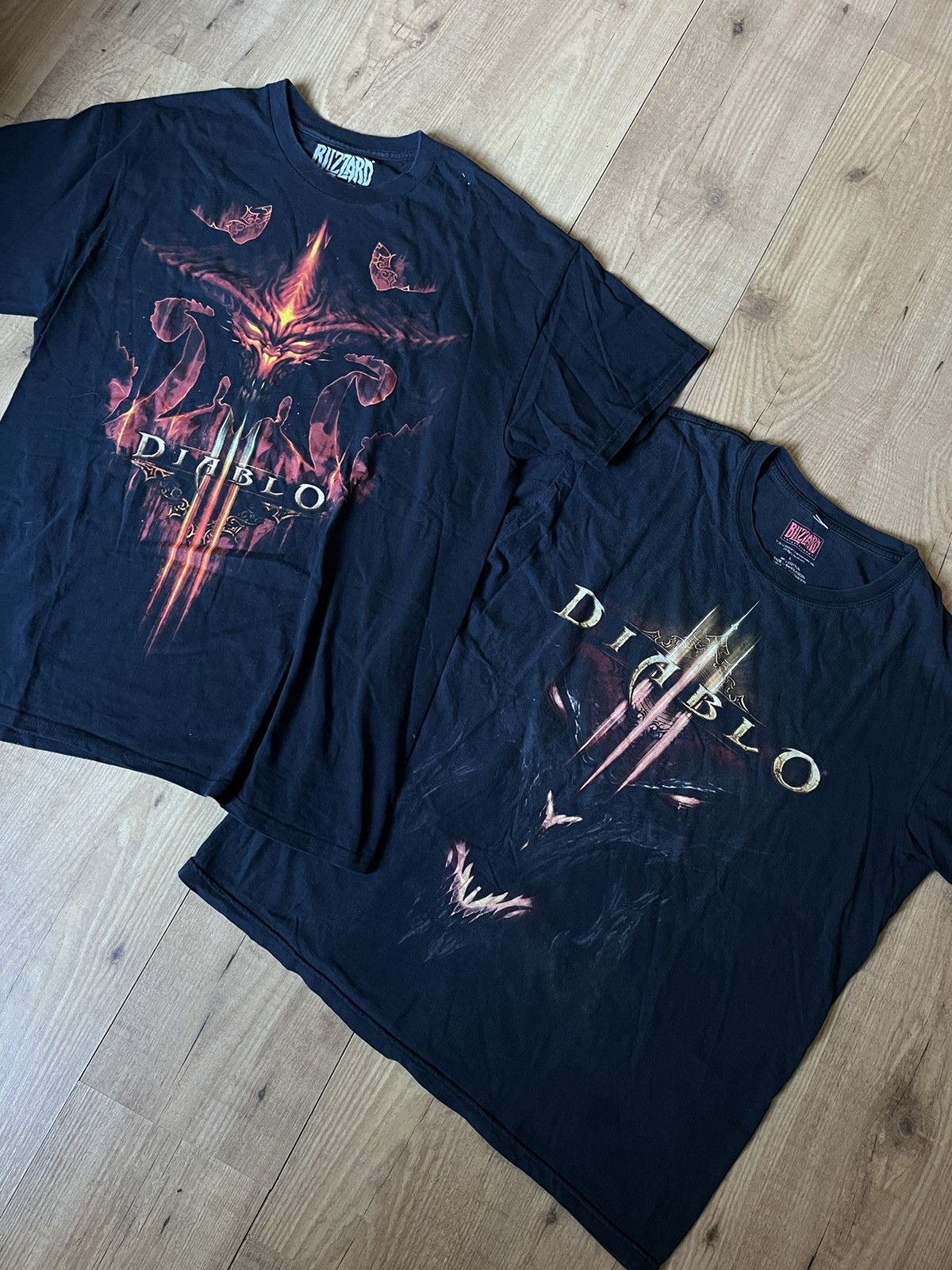Playstation × Vintage 2012 Diablo 3 Gamer Promo T-shirt Blizzard Size US L / EU 52-54 / 3 - 1 Thumbnail