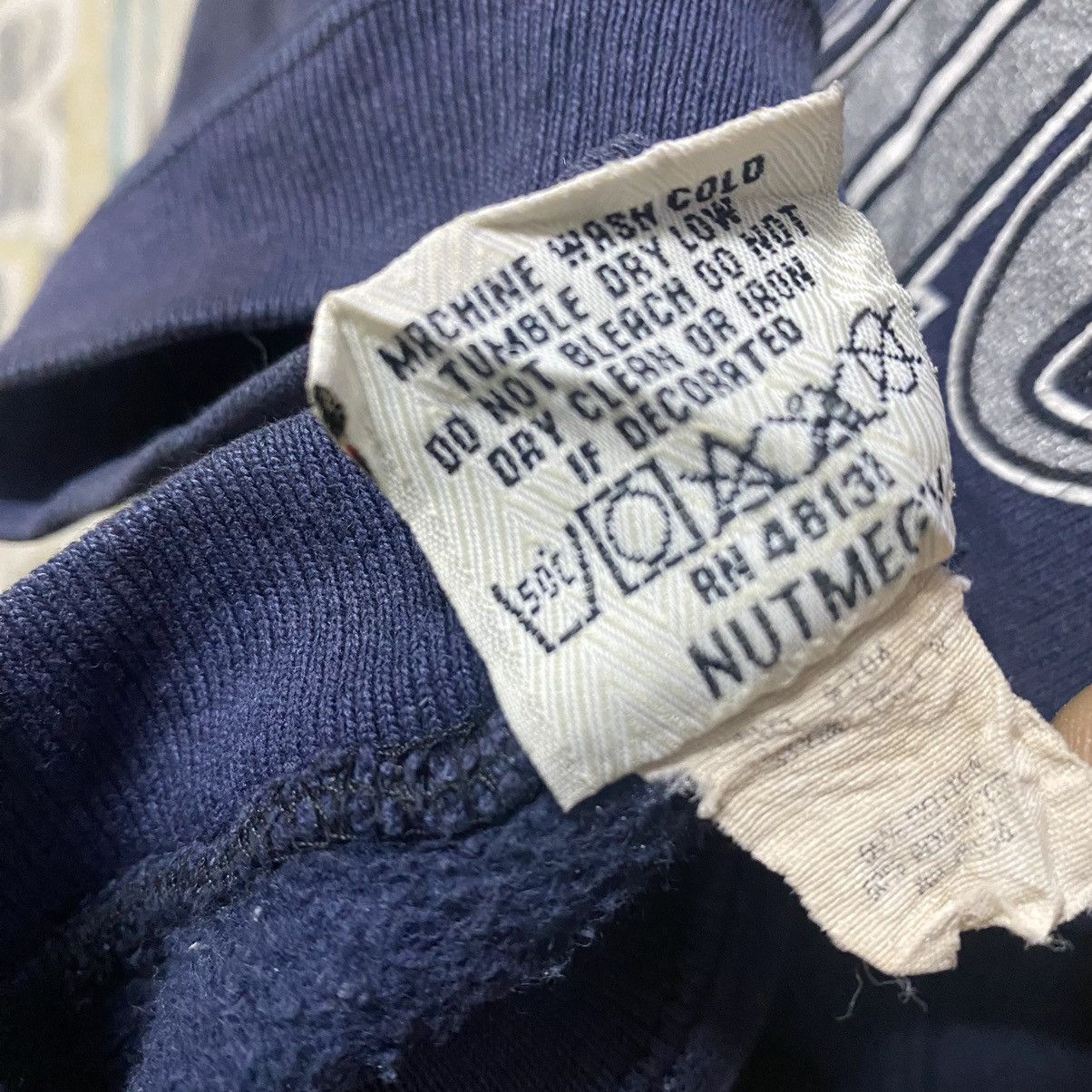 NFL Vintage 90s Nutmeg Mills DALLAS COWBOYS Sweatshirt Size US L / EU 52-54 / 3 - 15 Thumbnail