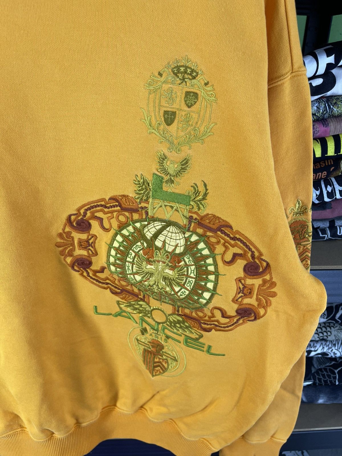 Lancel Vintage Lancel Paris Embroidered Sweatshirt Size US L / EU 52-54 / 3 - 5 Thumbnail