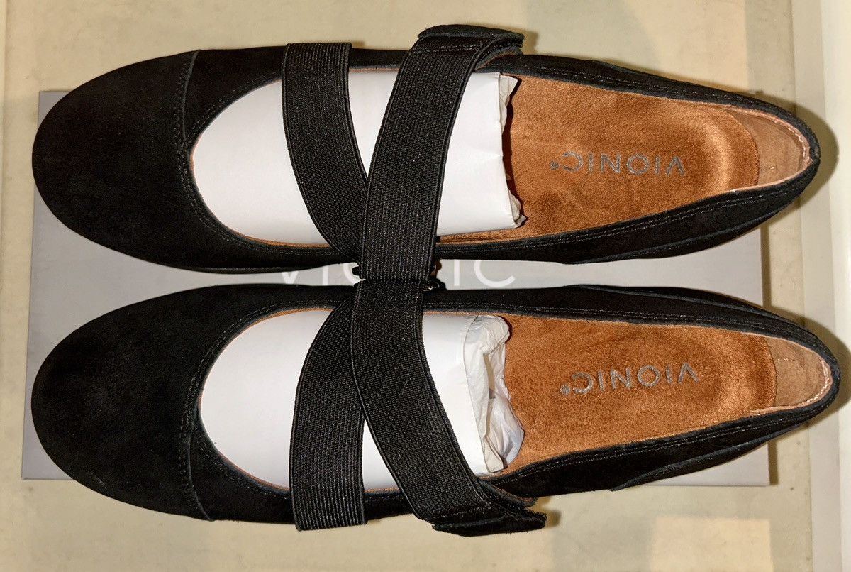 Vionic Vionic “Magnolia Shelby” Suede Orthotic Mary Janes —Size 9 Size US 9 / IT 39 - 9 Thumbnail