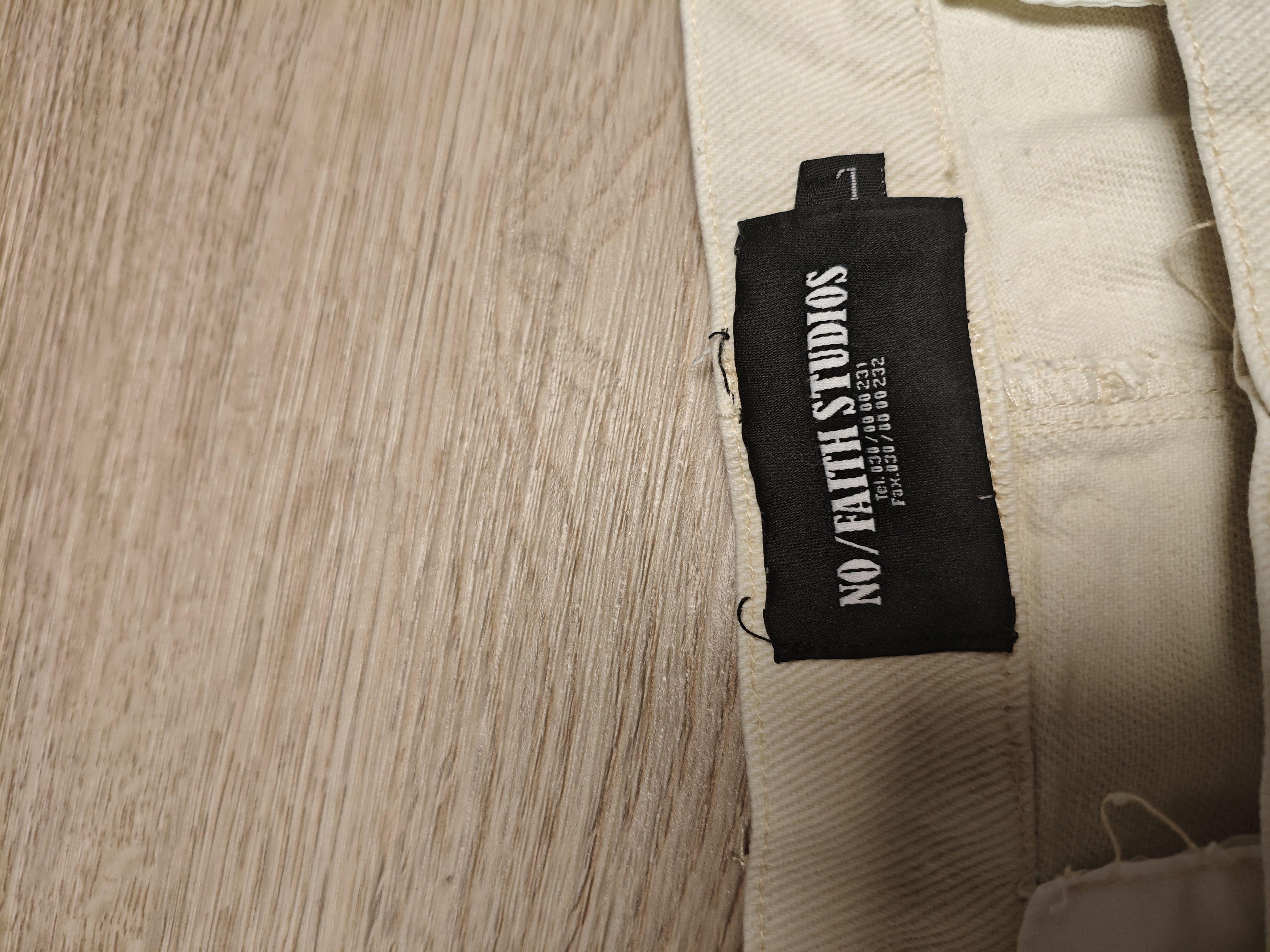 No Faith Studios No Faith Studios 64 Pocket Pants beige L Size US 34 / EU 50 - 3 Thumbnail