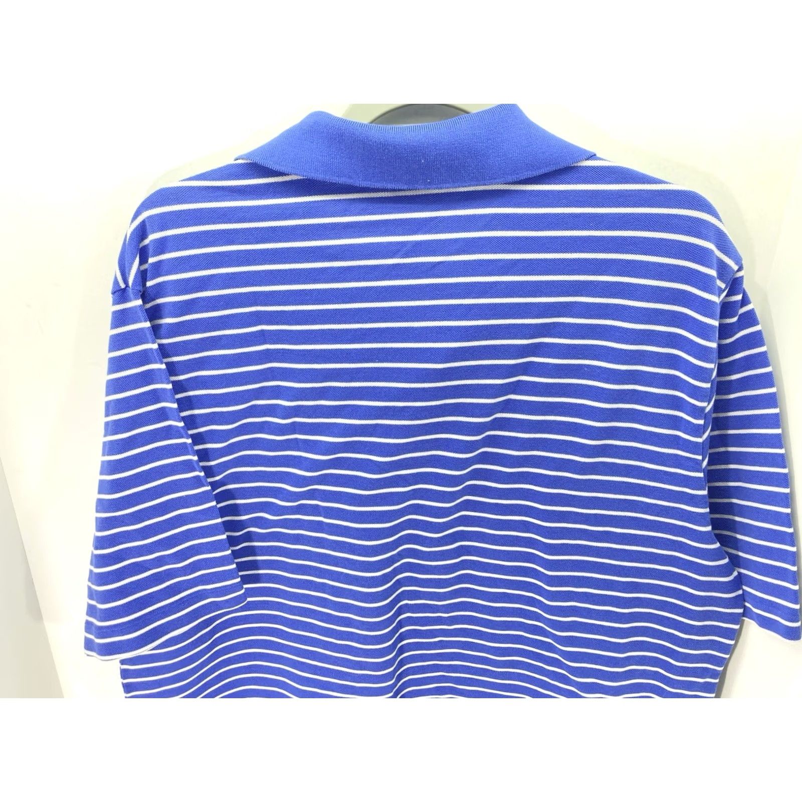 Ralph Lauren Ralph Lauren Polo Golf Shirt Men Size Large Blue Stripe Pima Cotton Short Sleeve Size US L / EU 52-54 / 3 - 7 Thumbnail