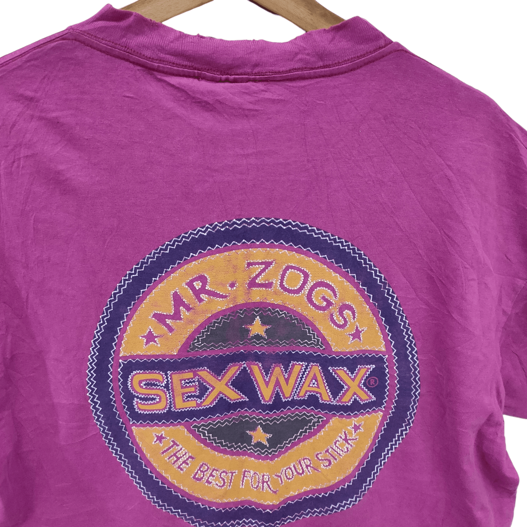 Sex Skateboards Distressed Mr. Zogs Sex Wax Single Stitch Purple Surf Skate Size US L / EU 52-54 / 3 - 5 Thumbnail