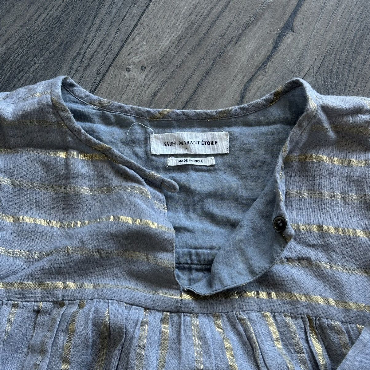 Isabel Marant Etoile Isabel Marant Etoile Salome Metallic Stripe Mini Dress Size XS / US 0-2 / IT 36-38 - 5 Thumbnail