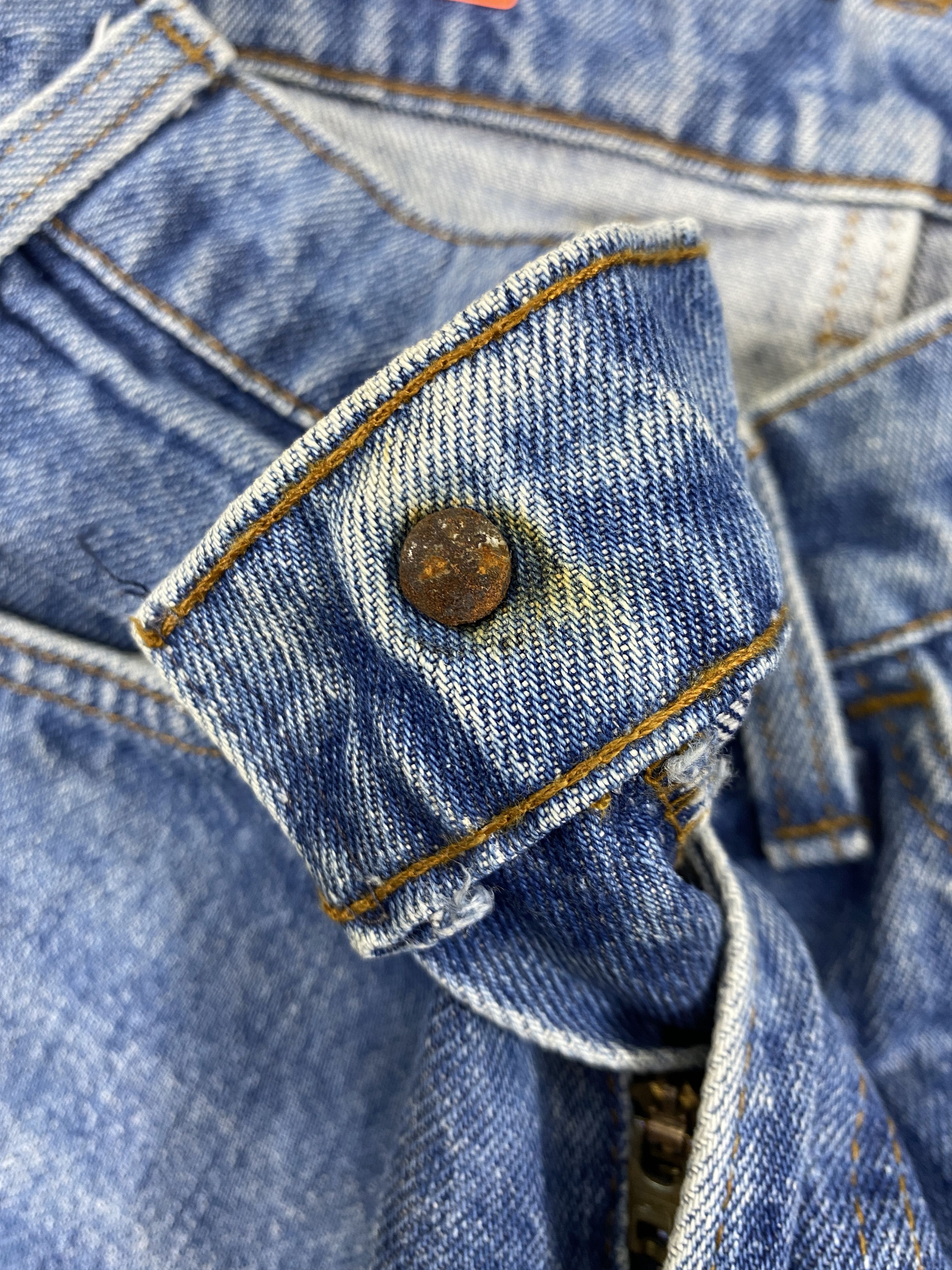 Levi's 80's Distressed Mudwash Vintage Levi's 646 Flare Orange Tab Size US 29 - 6 Thumbnail