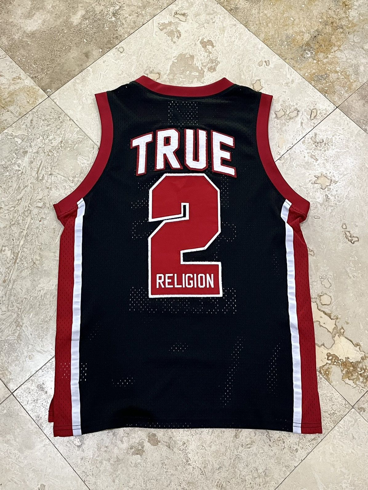 True Religion Y2K True Religion Mesh Basketball Jersey Size US S / EU 44-46 / 1 - 2 Thumbnail