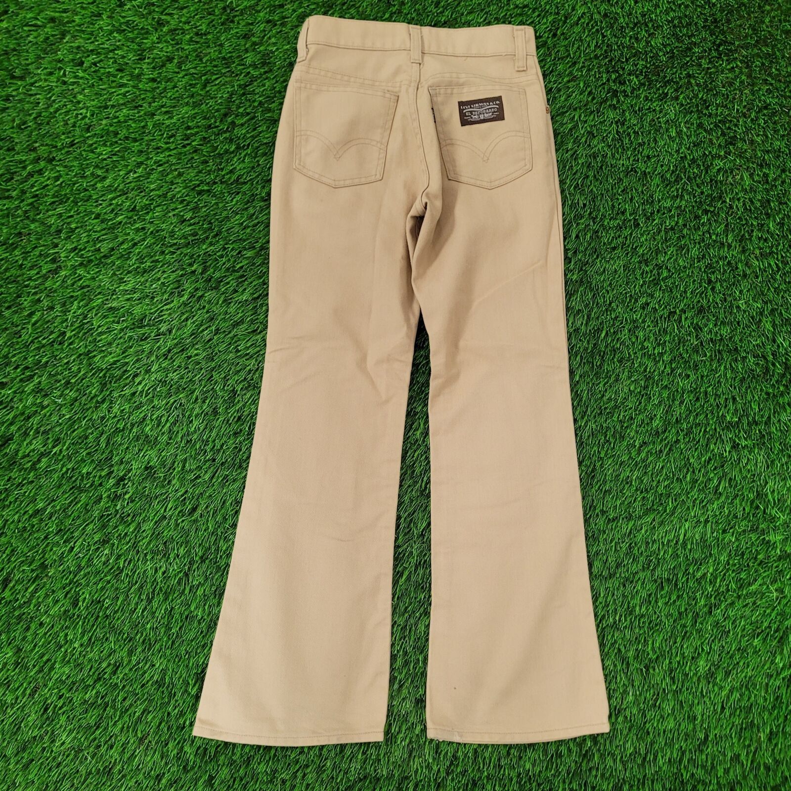 Levi's VTG LEVIS El-Reforzado Bell Bottoms Pants Womens 00 Talon Size 24" / US 00 / IT 34 - 3 Thumbnail