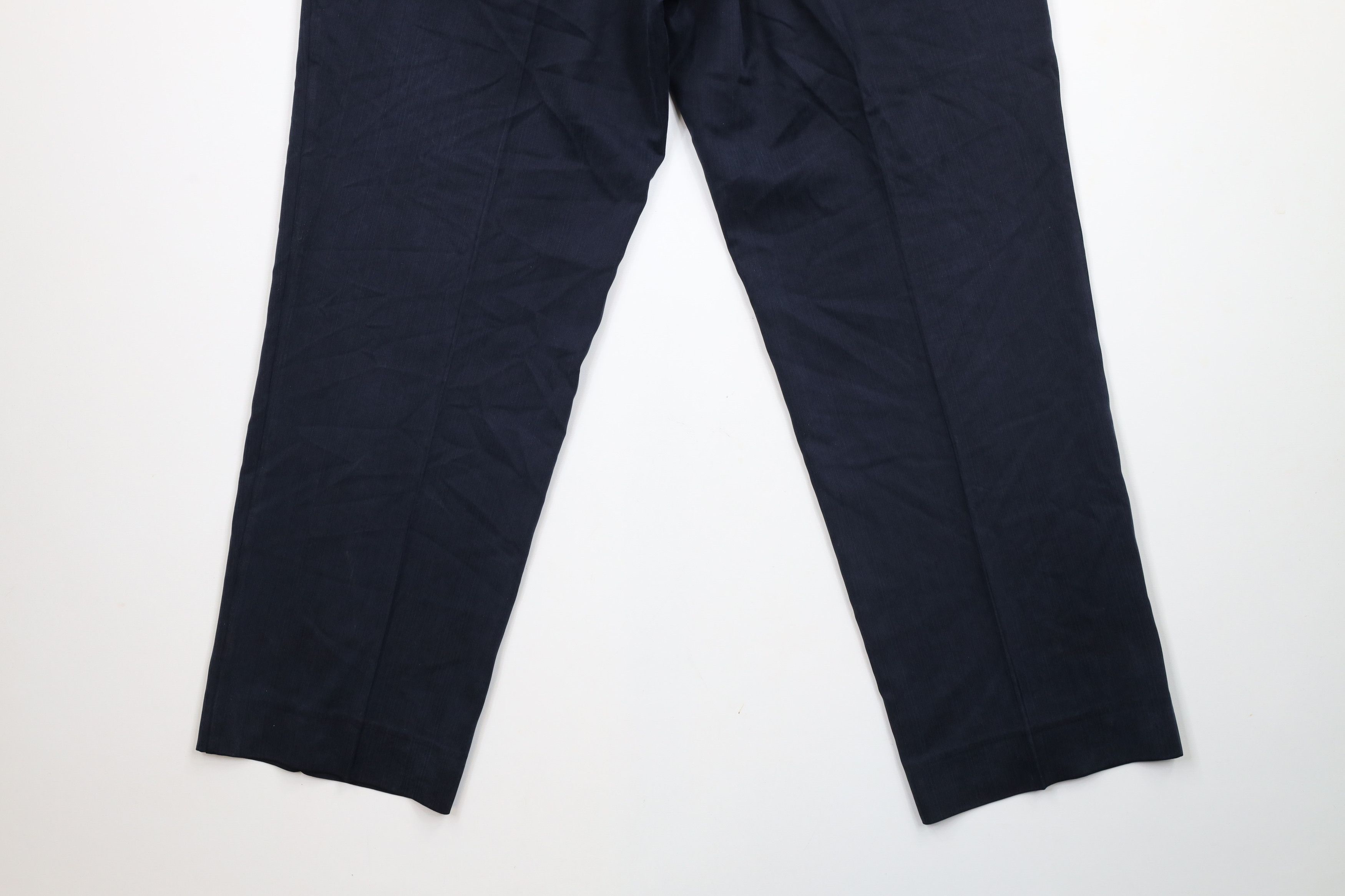 Tommy Bahama × Vintage Vintage Tommy Bahama Blend Wide Leg Chino Pants Navy Blue Size US 34 / EU 50 - 11 Thumbnail
