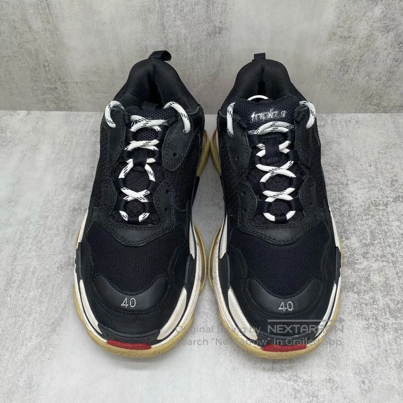 Balenciaga Balenciaga Triple Sneakers Black Red Size 40. Size US 7 / EU 40 - 4 Thumbnail