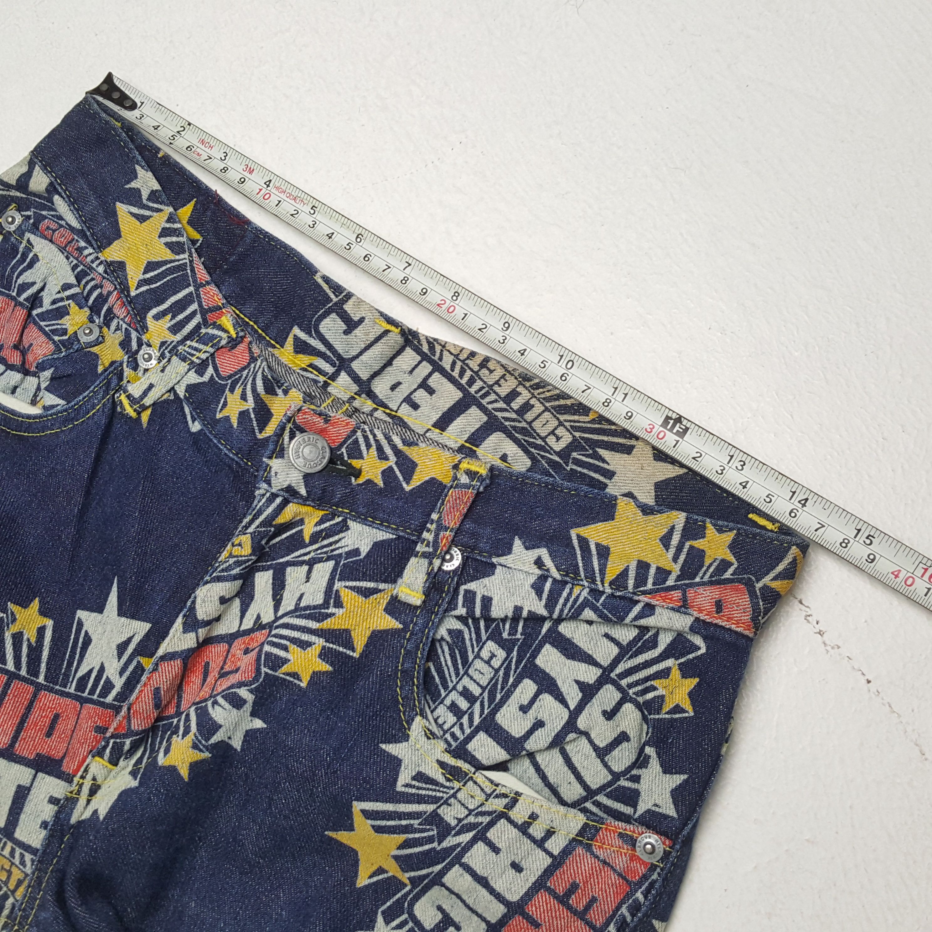 Hysteric Glamour HYSTERIC GLAMOUR Fashion Style Fullprint Design Jeans Size US 29 - 7 Thumbnail
