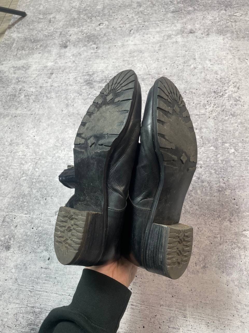 Bally Vintage 00s Bally Front Zip Guidi AS98 Style Ankle Boots Y2K Size US 10 / IT 40 - 7 Thumbnail
