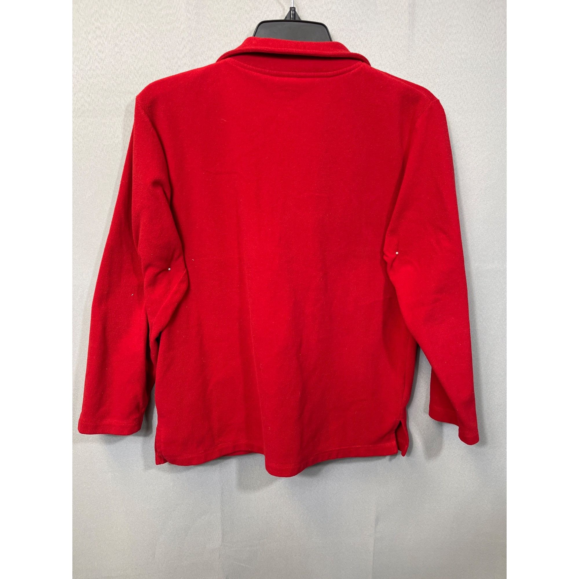Cabelas Cabelas Womens Red Fleece Button Up Sweater Size S Reg SKU 7 Size S / US 4 / IT 40 - 3 Thumbnail