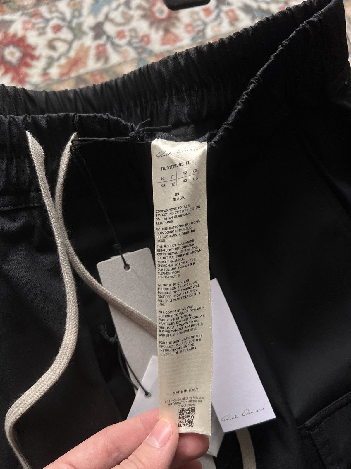 Rick Owens × Rick Owens Drkshdw SS24 Rick Owens Cargo Cropped Pants Size US 36 / EU 52 - 9 Thumbnail