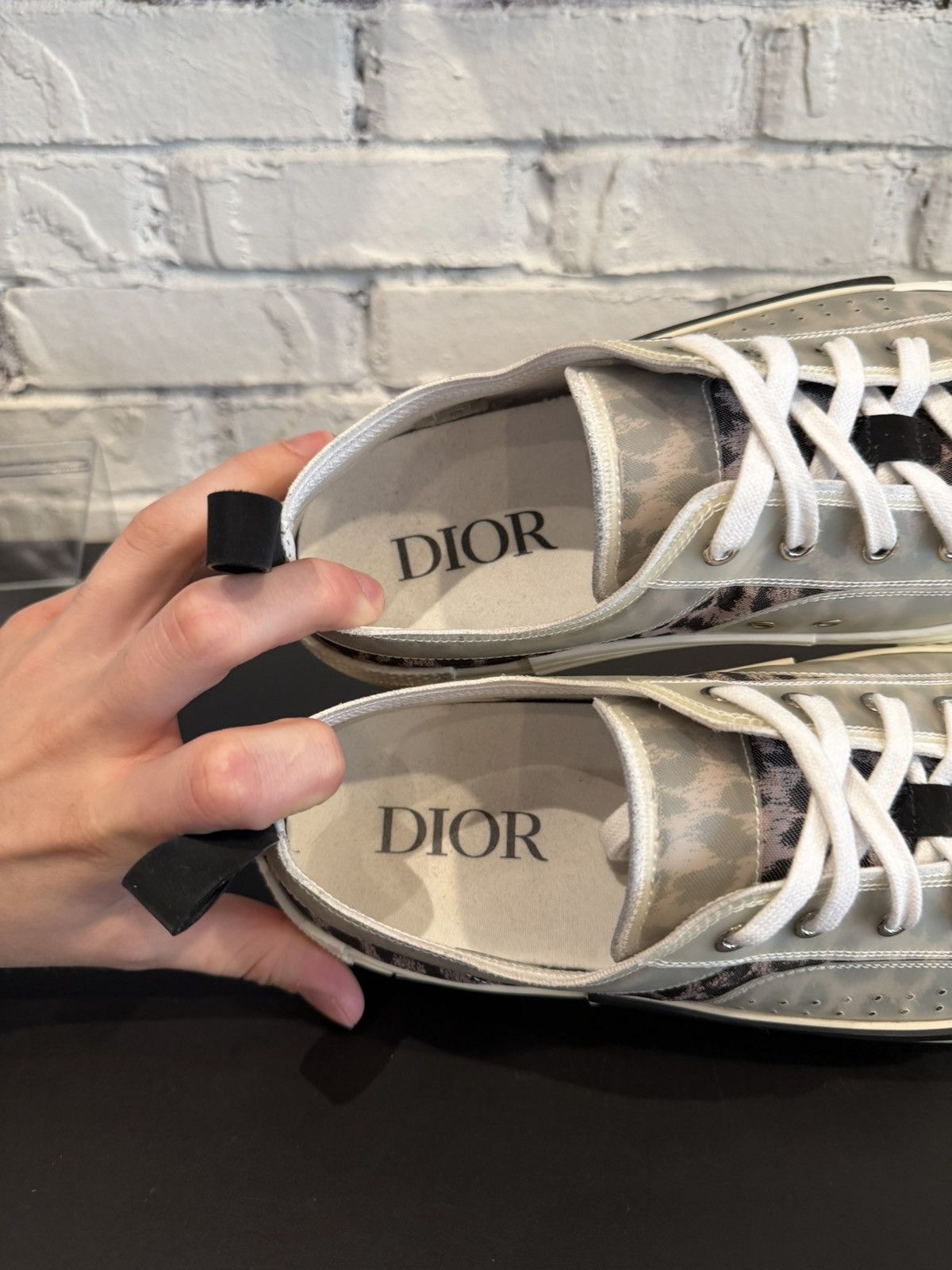 Dior Dior B23 Low Leopard Print Clean NB Size 44 Size US 12 / EU 45 - 8 Thumbnail