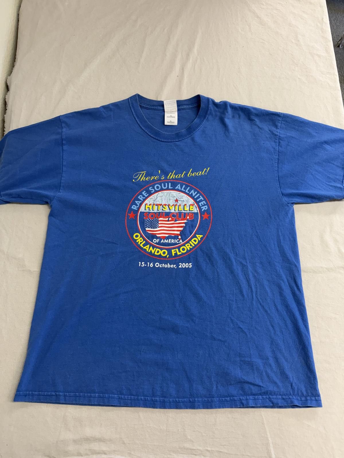 Gildan VTG T-shirt Hitsville Soul Club - Soul Music USA Tee XL Size US XL / EU 56 / 4 - 1 Thumbnail