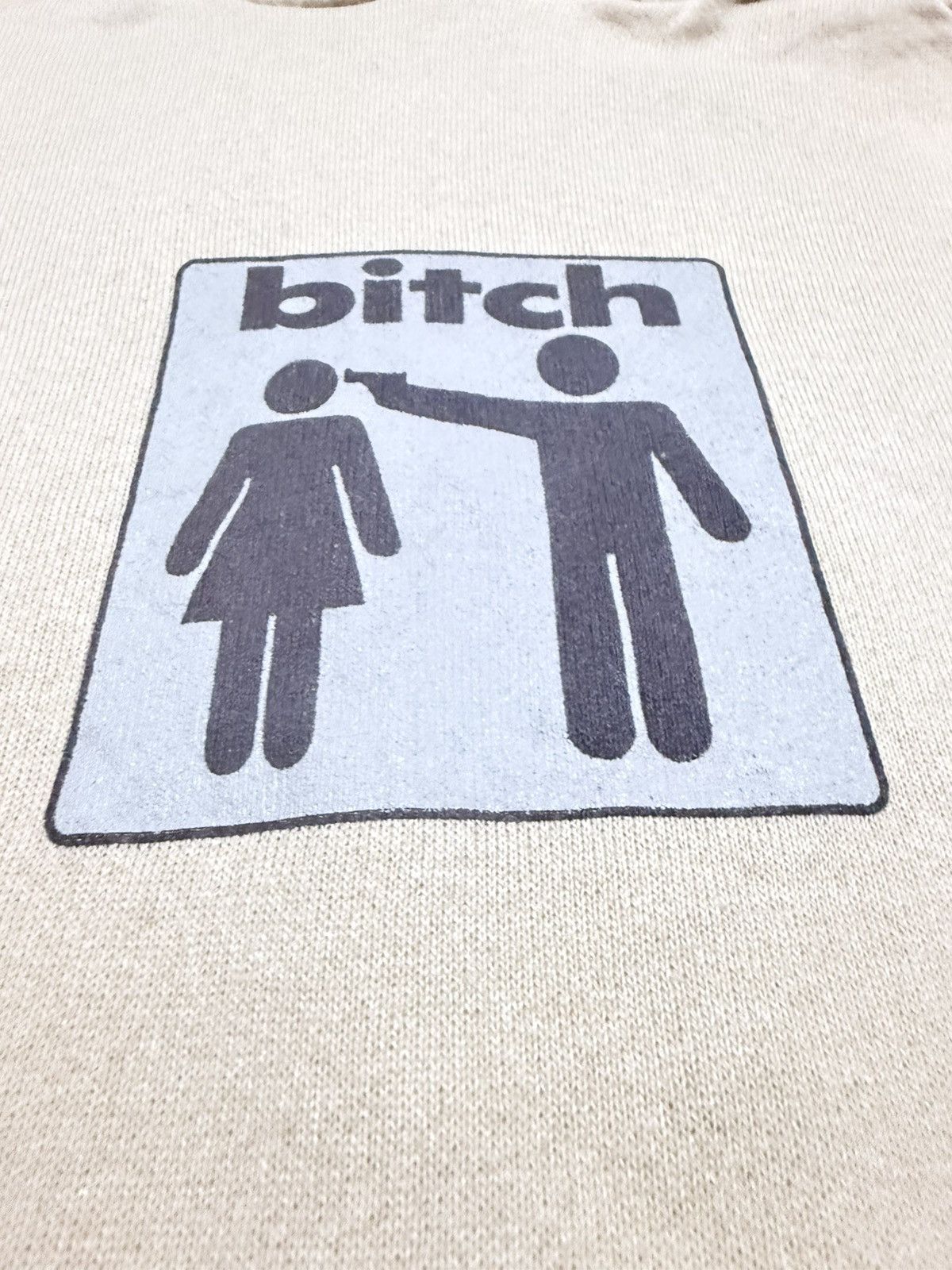 Vintage Vtg 90s Bitch skateboard hoodie Size US M / EU 48-50 / 2 - 6 Thumbnail