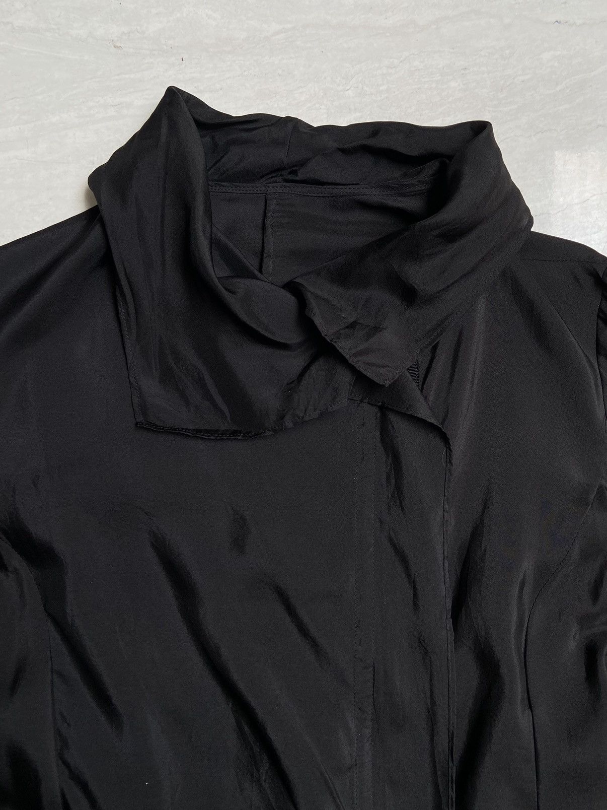 Designer × Japanese Brand BASILE 28 Black Zipper Shirt Size US XS / EU 42 / 0 - 4 Thumbnail