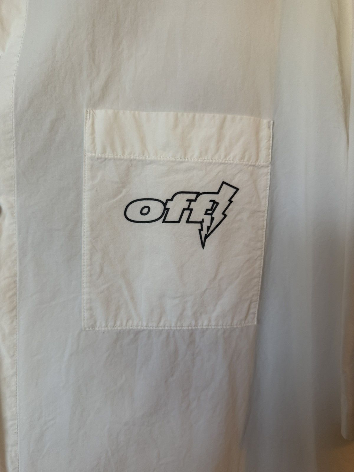 Off-White × Virgil Abloh Off-white oversized button up Size US XL / EU 56 / 4 - 2 Thumbnail