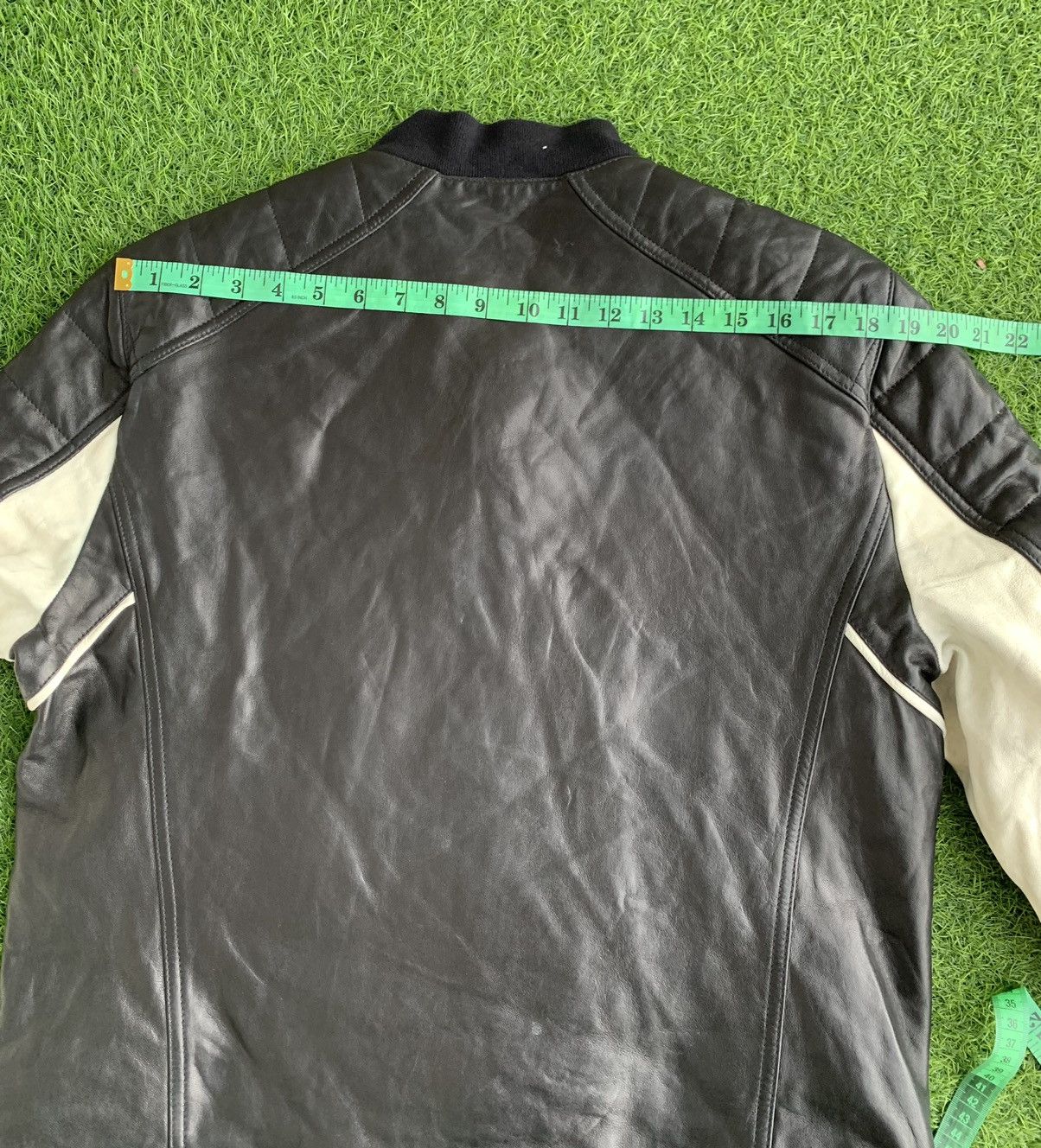 SS 15 Balmain Bomber Bikers Lamb Leather Jacket