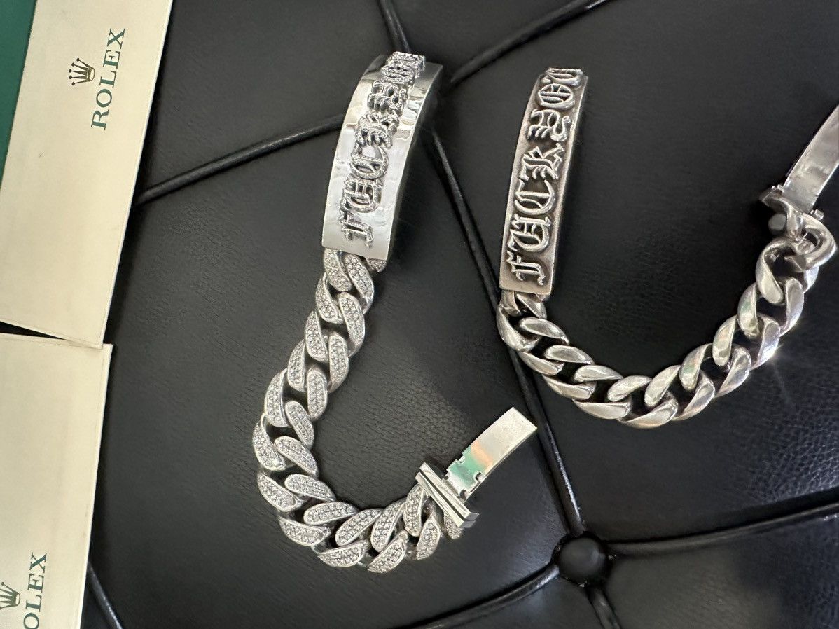 Chrome Hearts CHROME HEARTS 1:1 FACTORY DIAMOND XXL JUMBO FUCK BRACELET Size ONE SIZE - 5 Thumbnail