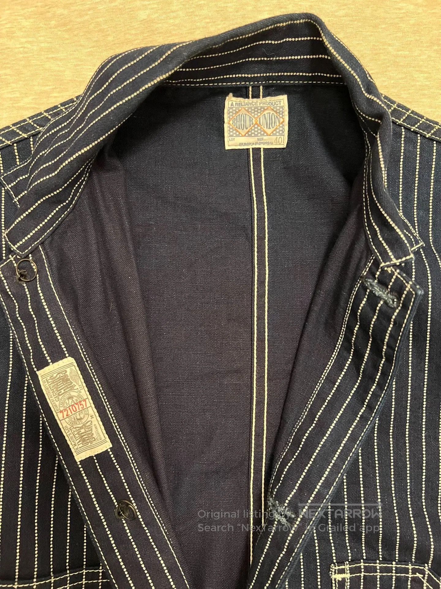 The Real McCoy's The Real McCOY's Indigo Denim Jacket. Size US L / EU 52-54 / 3 - 3 Thumbnail