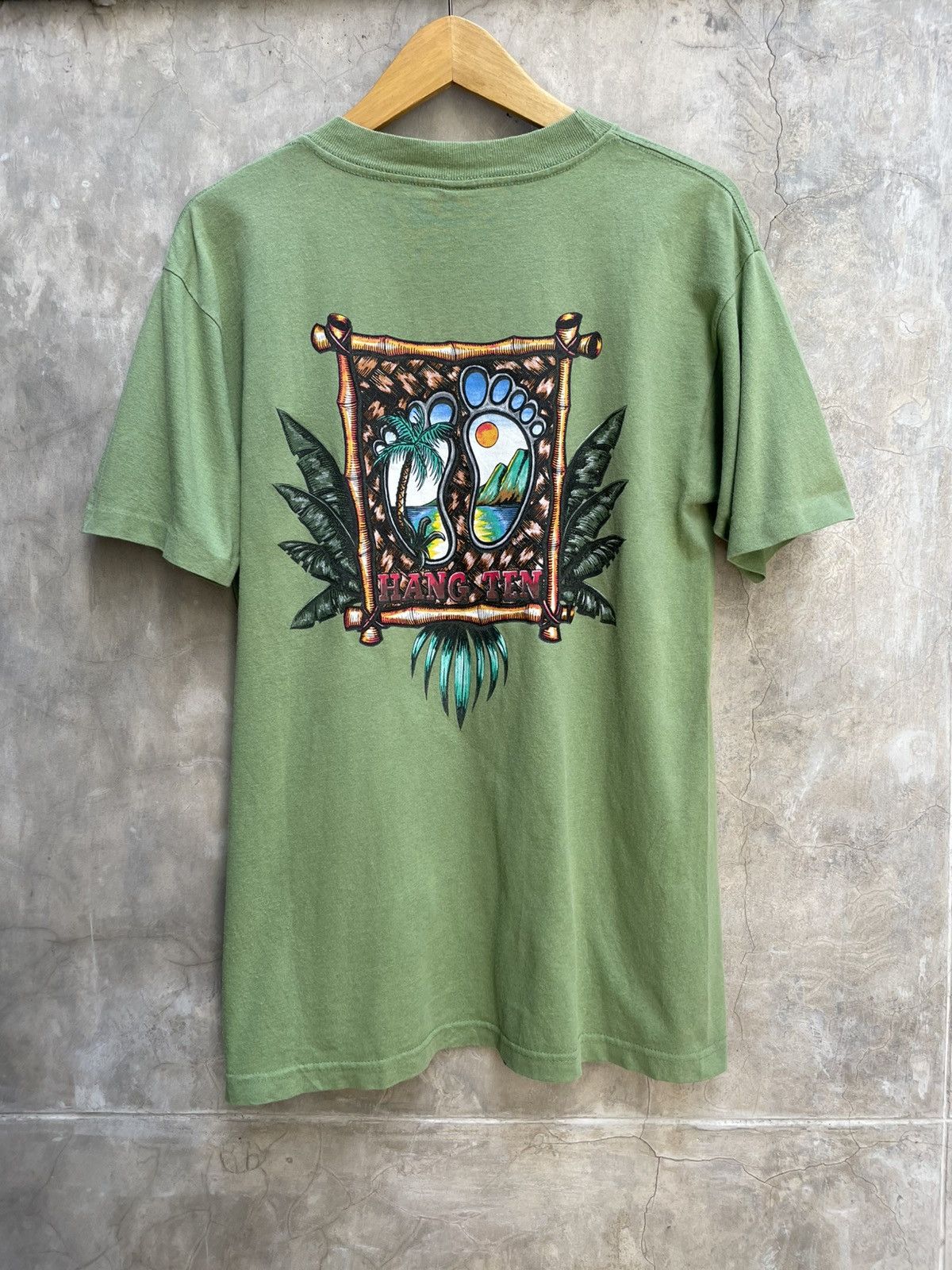 Hang Ten Vintage HANG TEN surf streetwear tee shirt size M Size US M / EU 48-50 / 2 - 1 Thumbnail