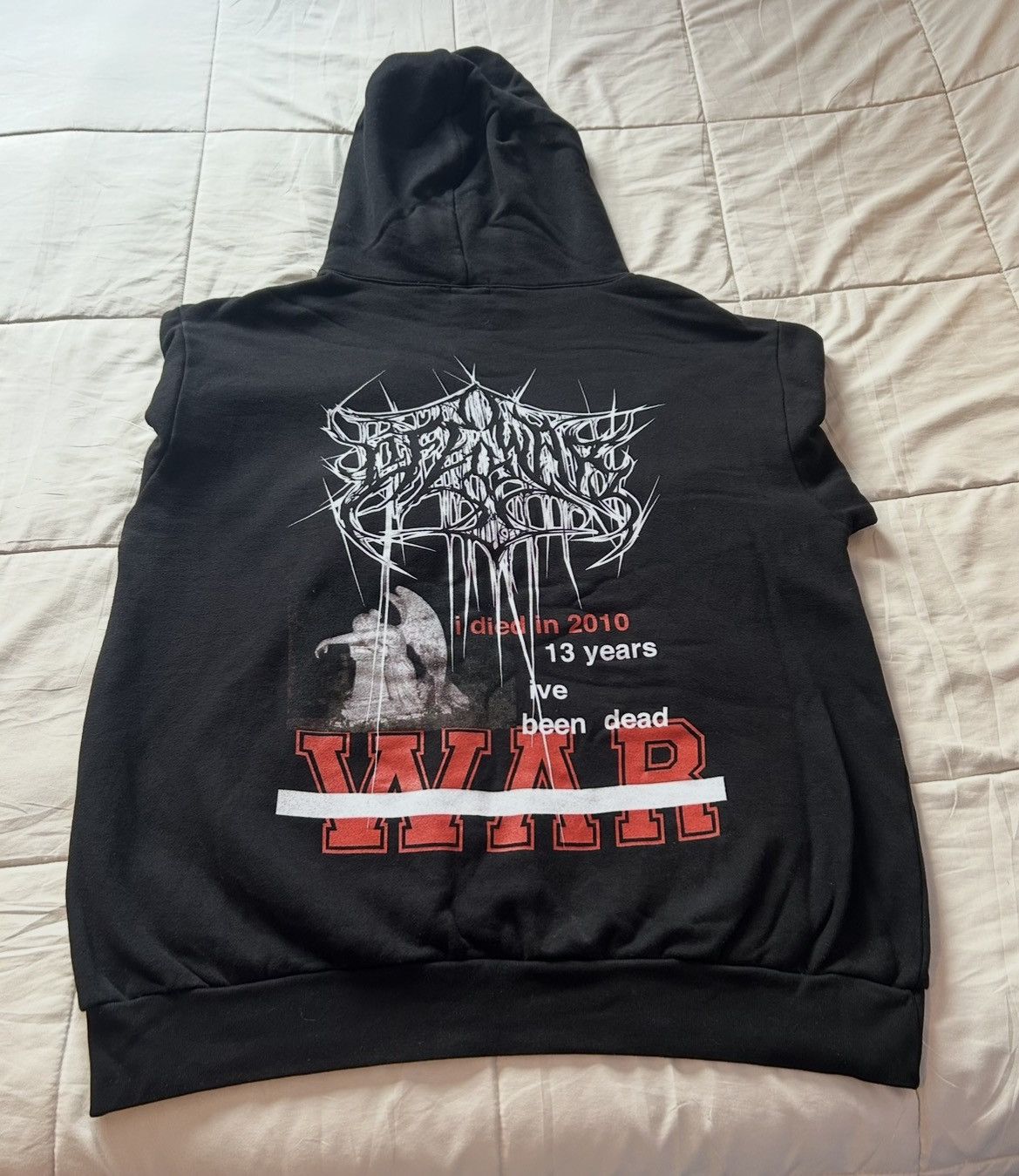 Other Life is War Mitch Modes “I Died In 2010” Hoodie Size US XL / EU 56 / 4 - 2 Thumbnail
